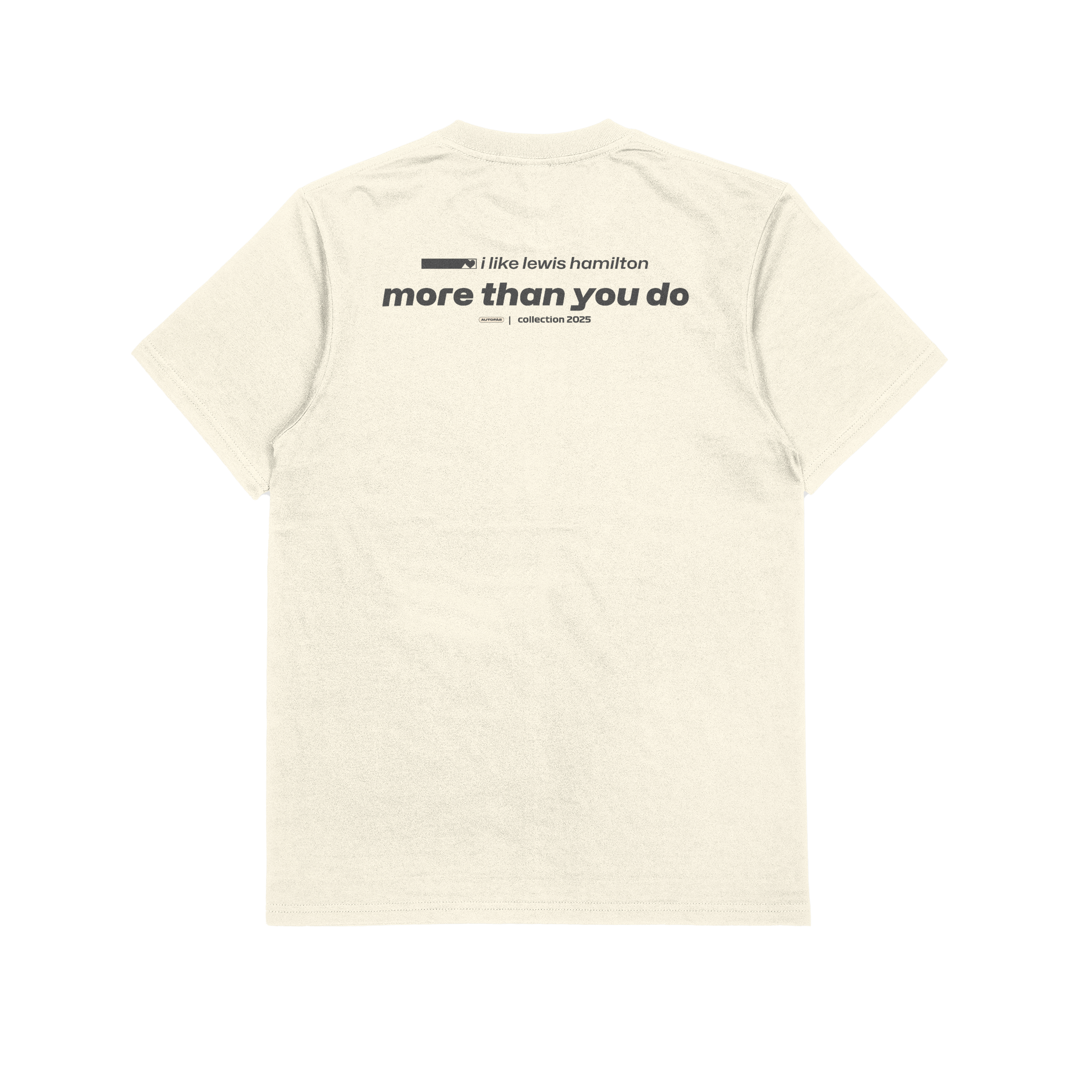 Camiseta Oversized Lewis Hamilton Goat F40 Off White Algodão