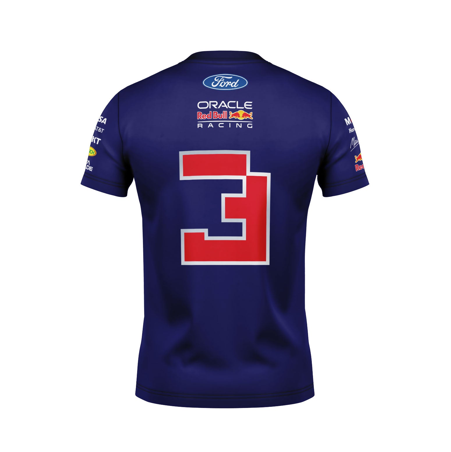 Camiseta Max Verstappen Red Bull 2026 Algodão