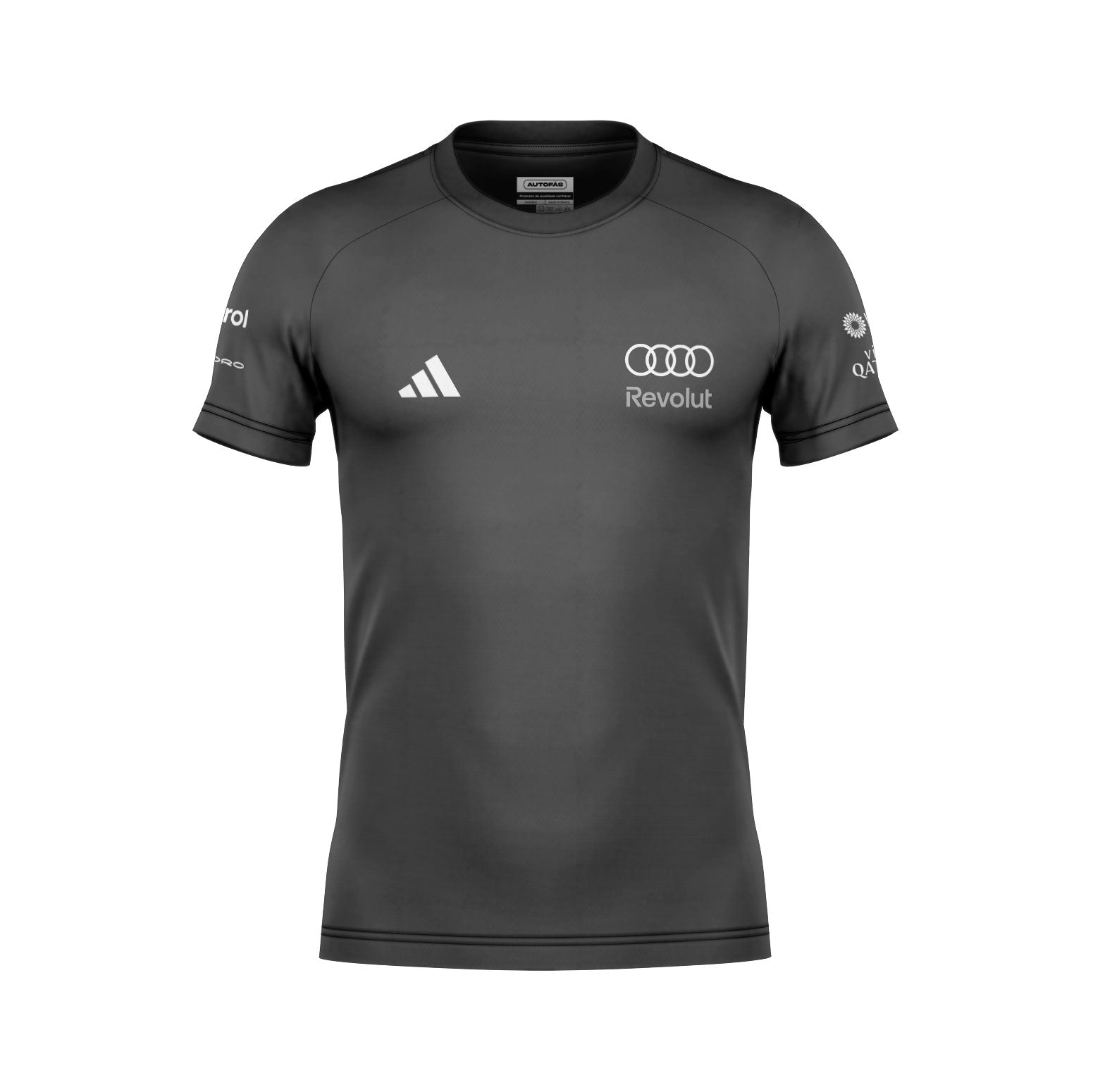 Camiseta Audi Bortoleto 2026 Algodão Cinza
