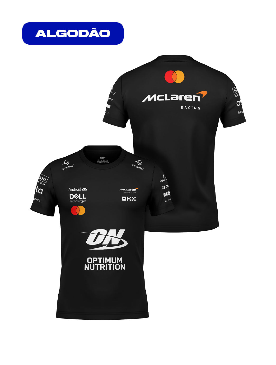 Camiseta Mclaren F1 2026 Equipe Algodão – Autofãs Store
