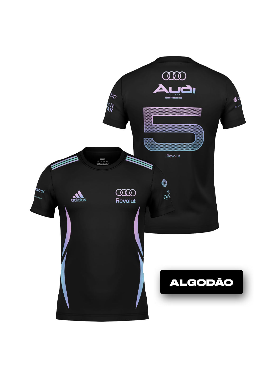Camiseta Algodão Gabriel Bortoleto Audi Edição Miami 2026