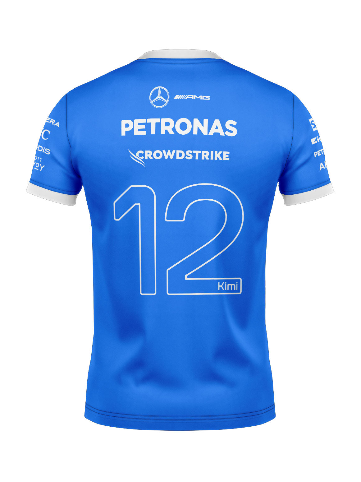 Camiseta Algodão Kimi Antonelli Mercedes Blue Edition - detalhe 2