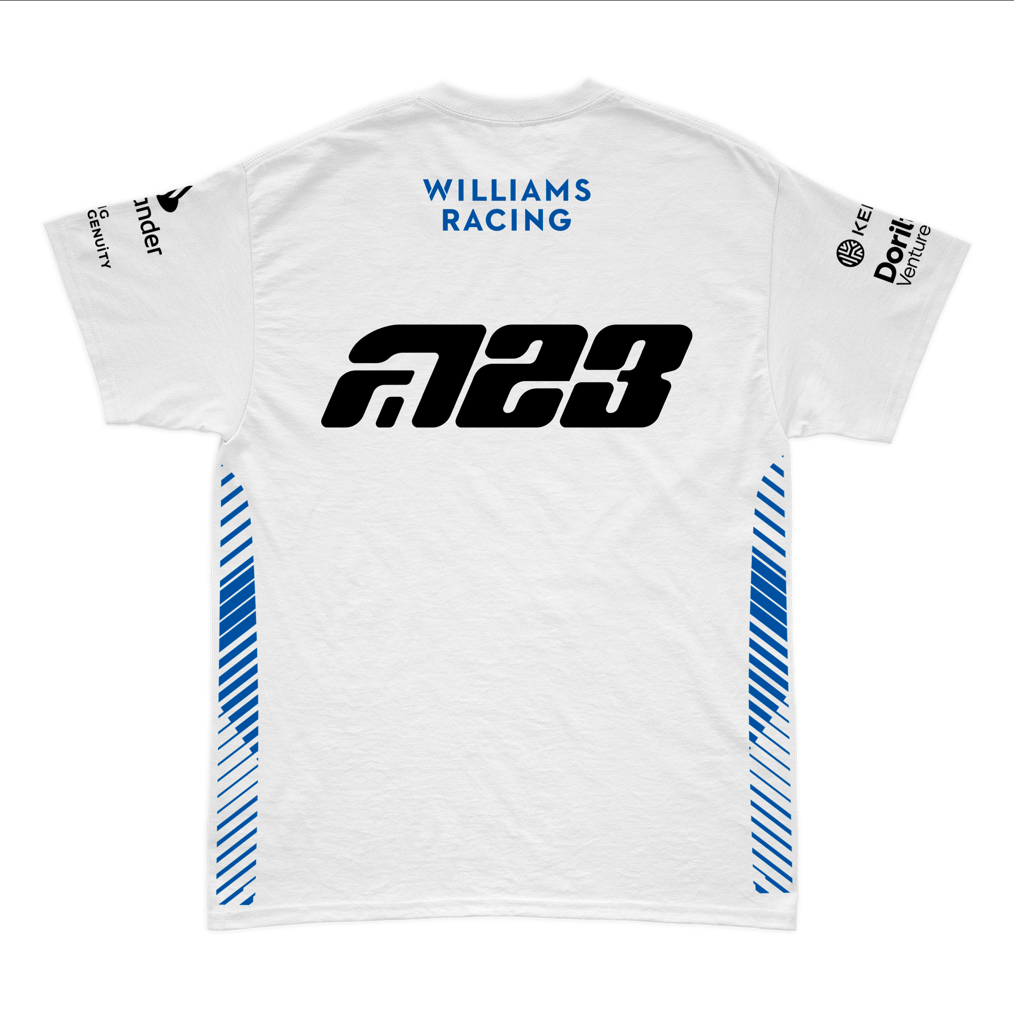 Camiseta Algodão Williams Alex Albon Branco 2025