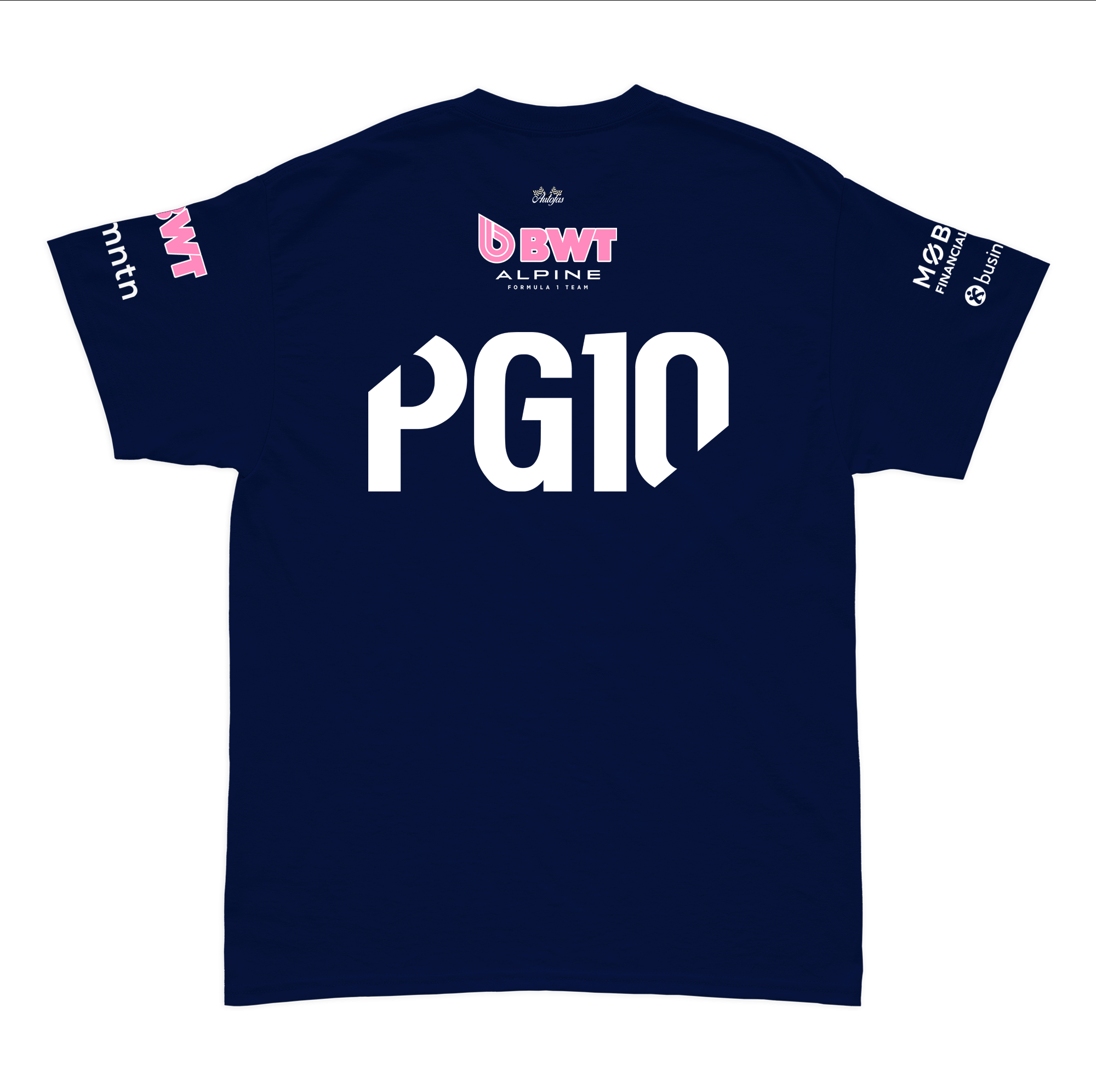 Camiseta Algodão Alpine Pierre Gasly Azul Marinho 2025