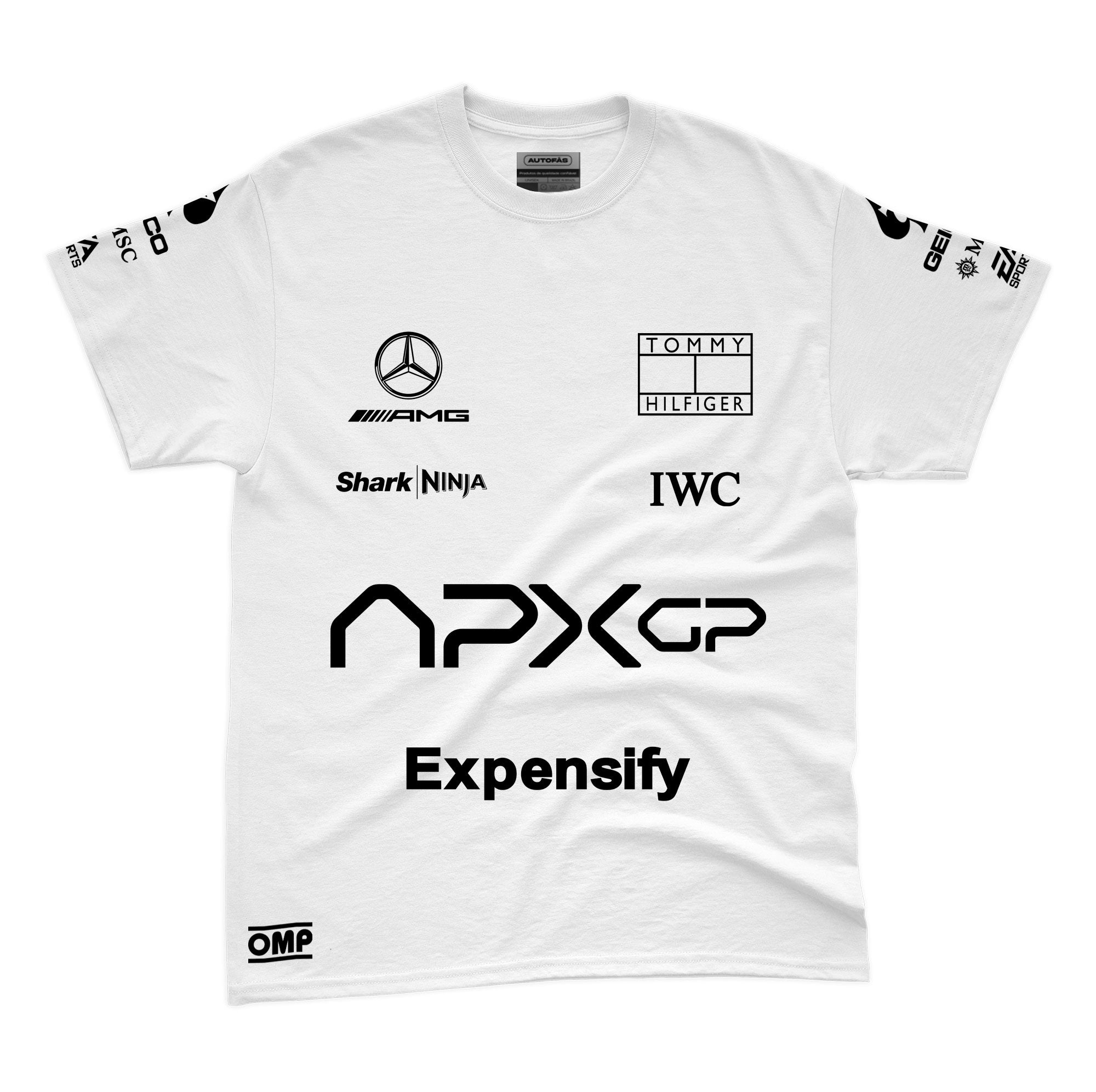 Camiseta Algodão Filme F1 APXGP Branco