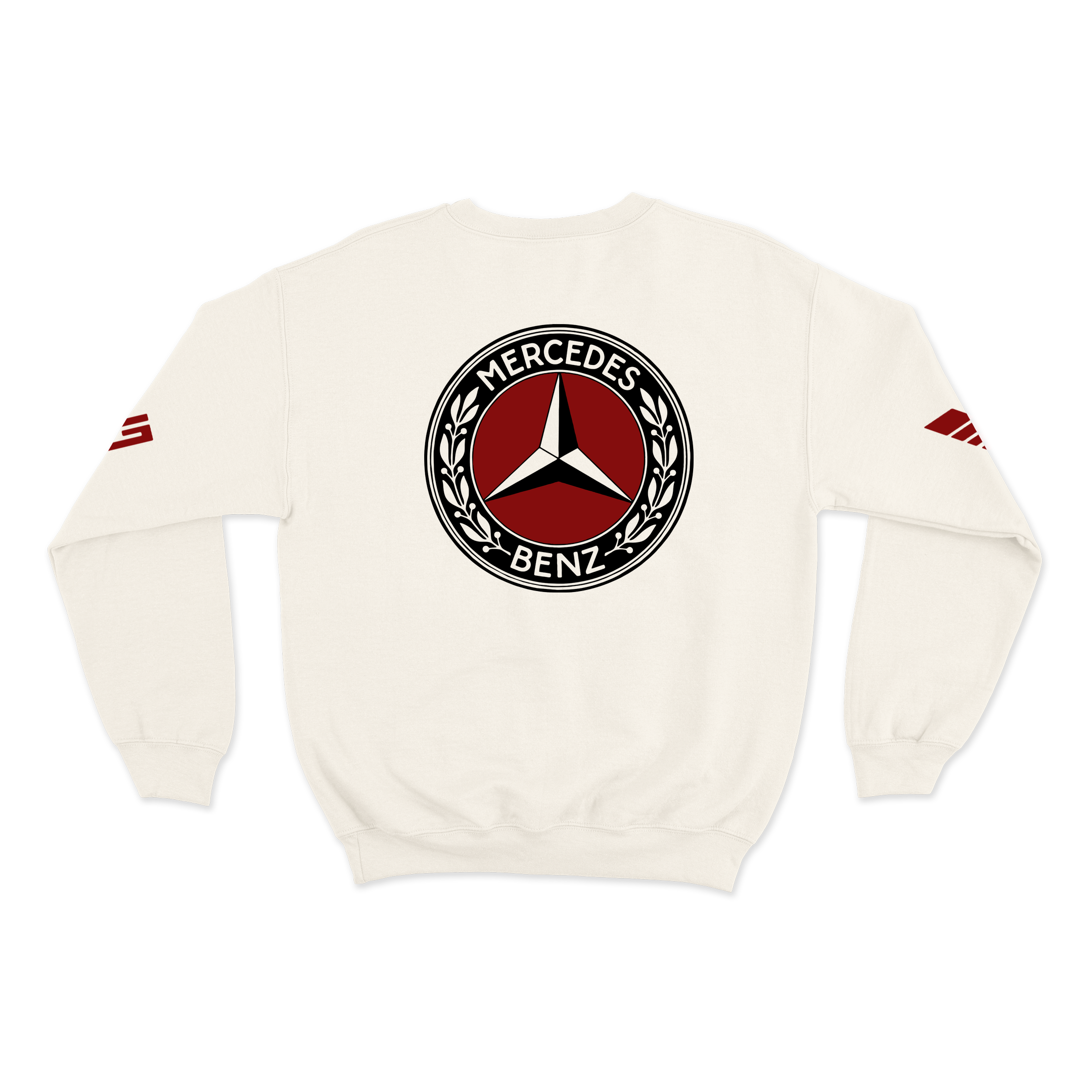Moletom Mercedes AMG Retrô Logo Off White