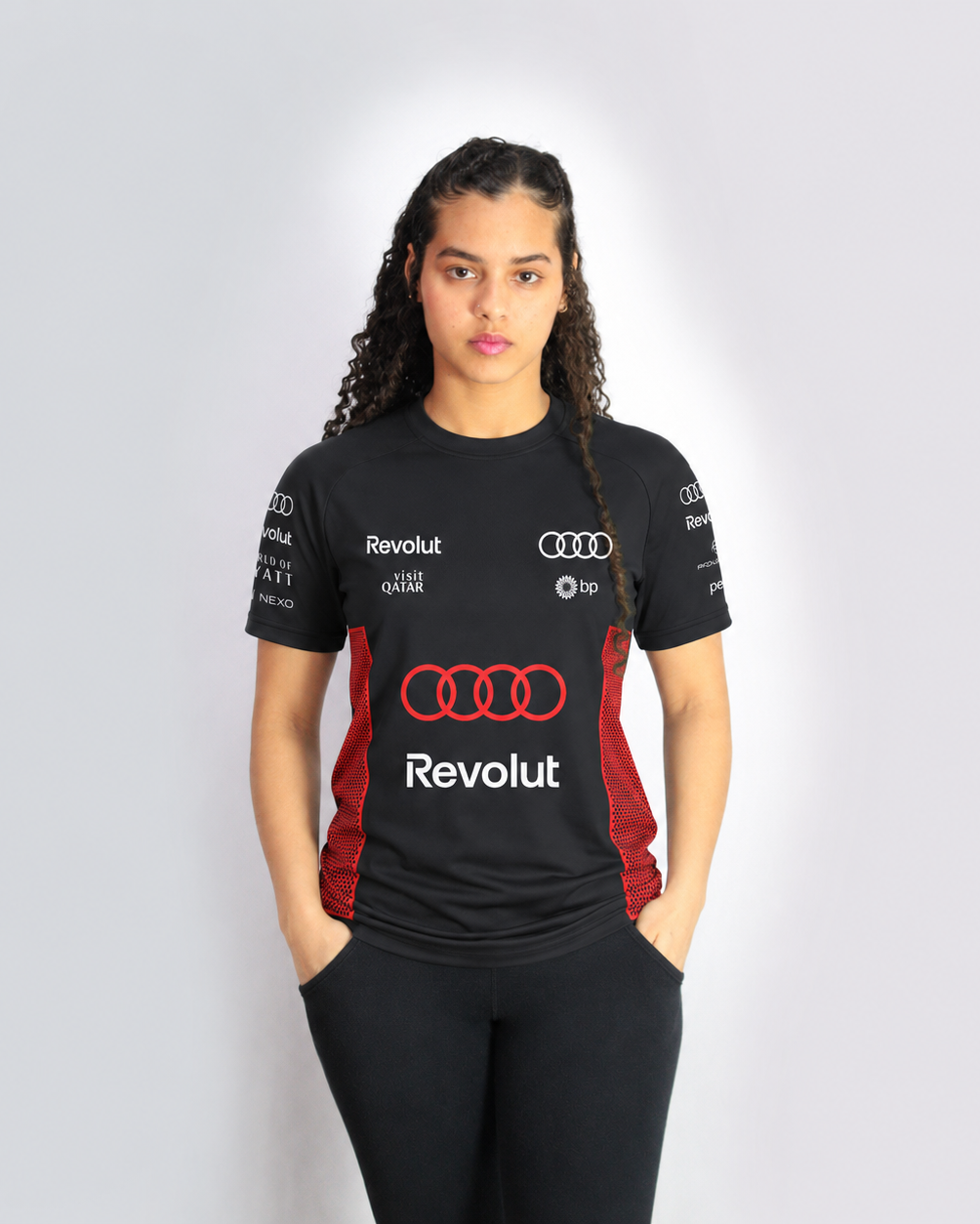 Camiseta Audi Bortoleto Torcida 2026 Algodão Preto