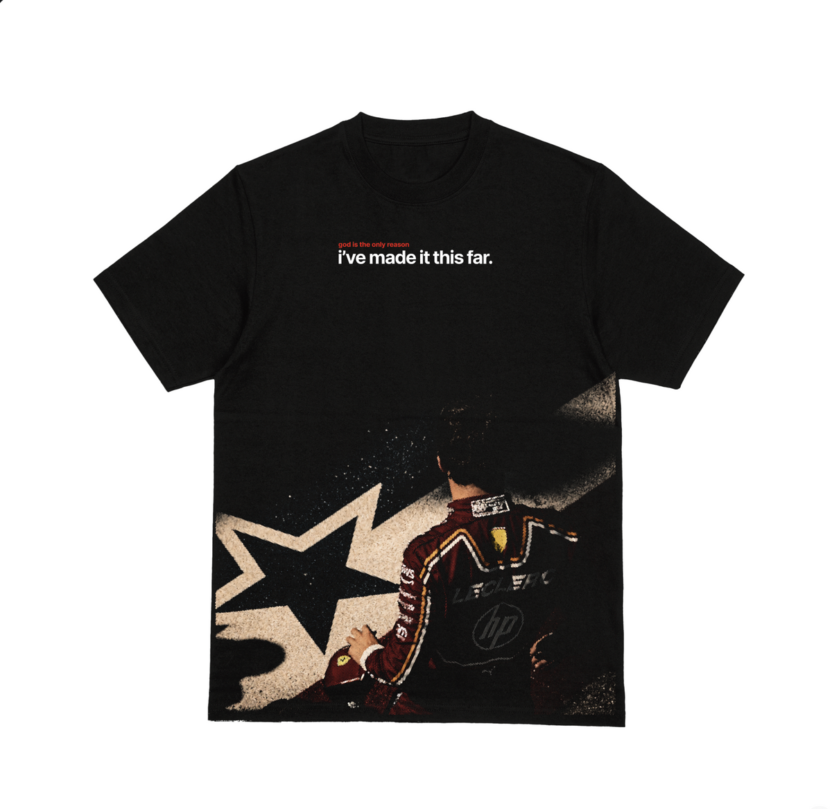 Camiseta Oversized Charles Leclerc 2026 Especial Aniversário