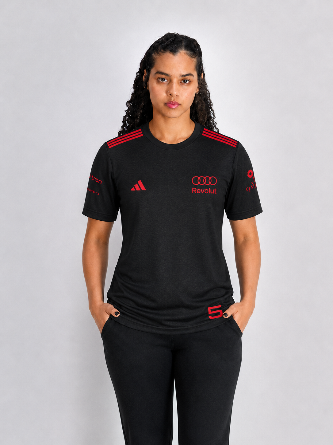 Camiseta Dryfit Bortoleto Audi Edição Red & Black