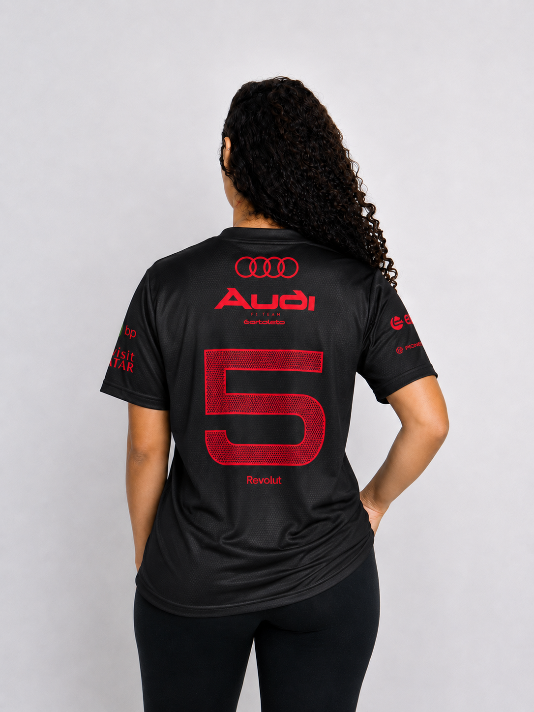 Camiseta Dryfit Bortoleto Audi Edição Red & Black