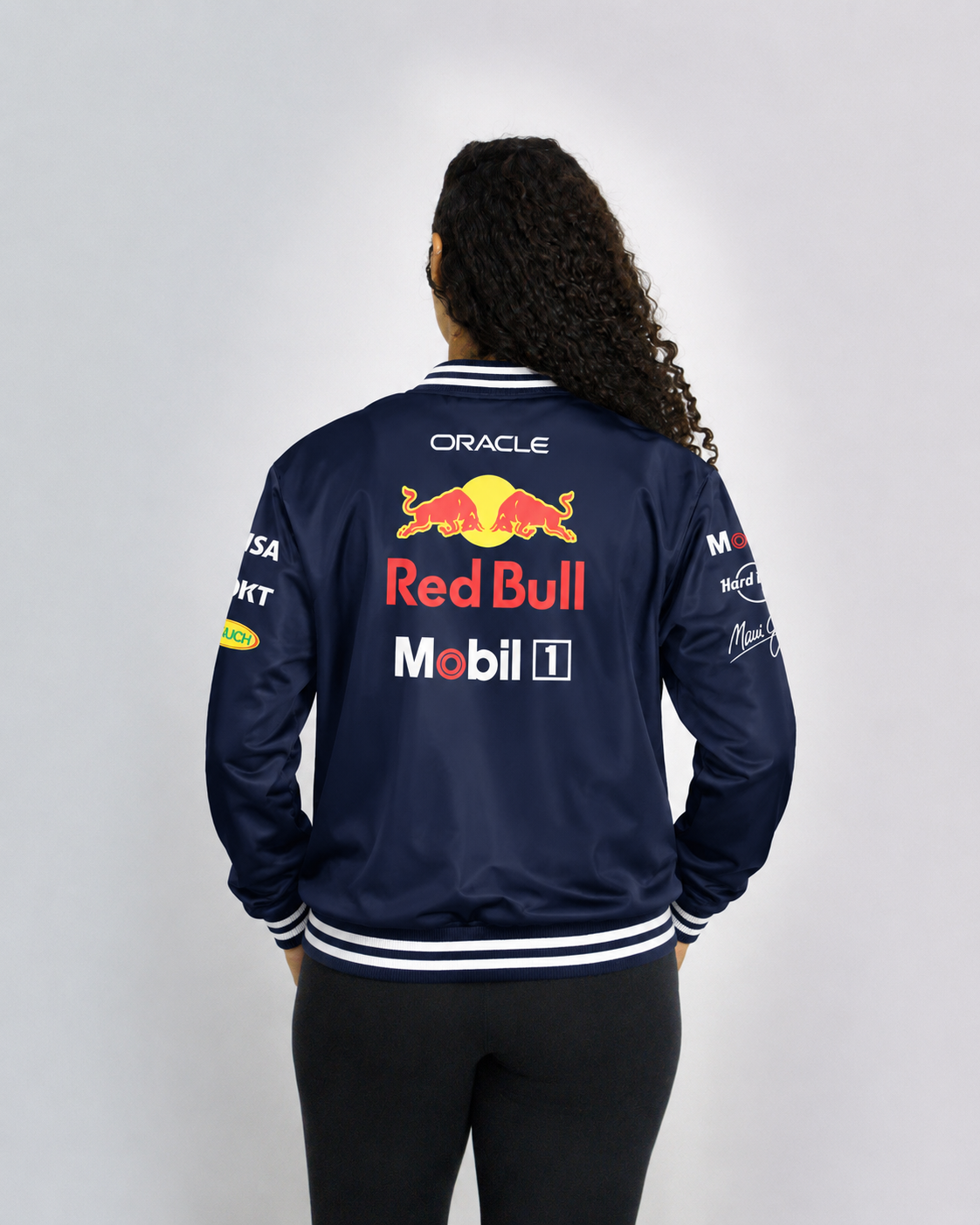 Jaqueta Red Bull Equipe 2025 Azul Marinho