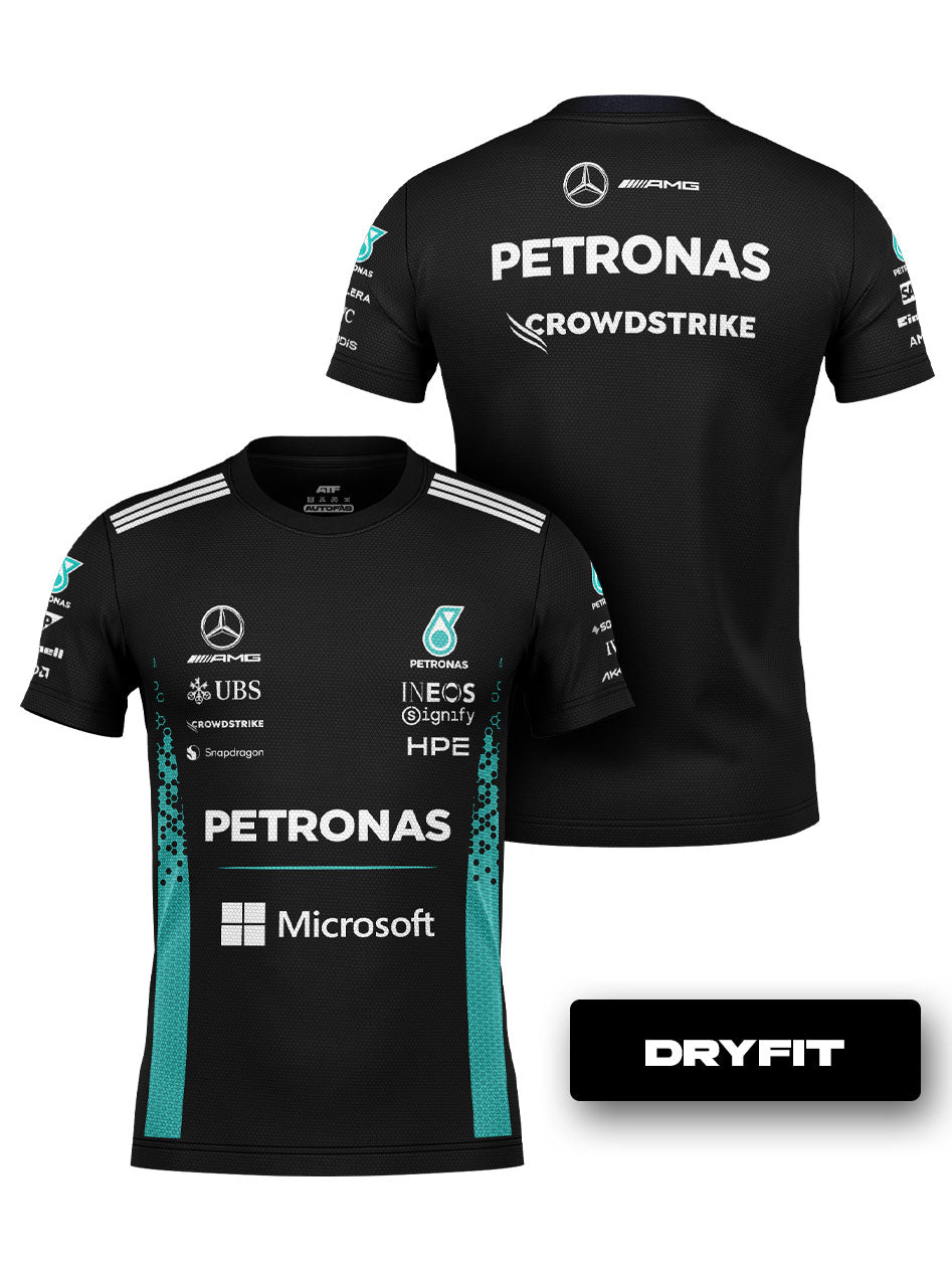 Camiseta Dryfit Mercedes F1 2026 Preta
