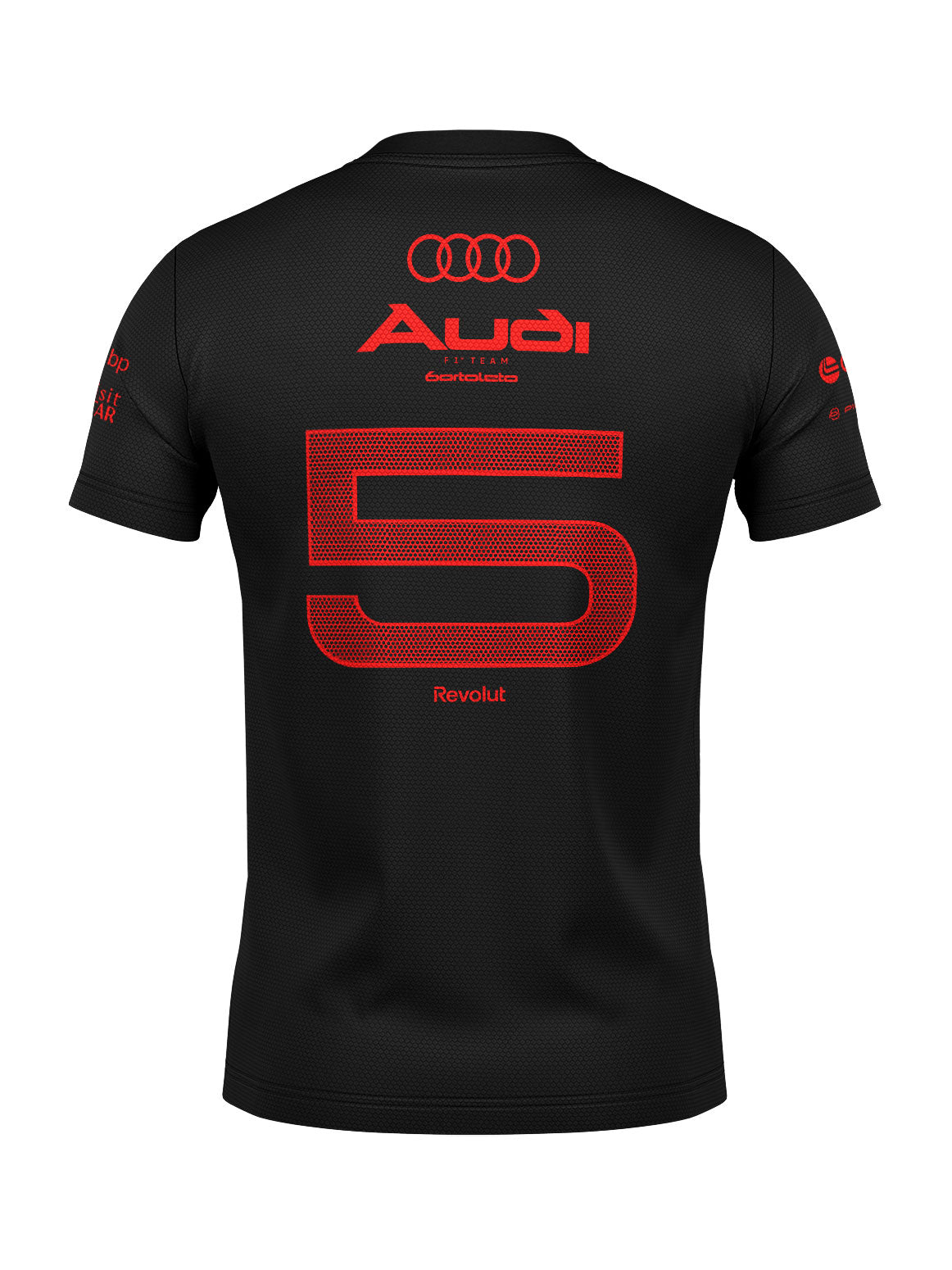 Camiseta Dryfit Bortoleto Audi Edição Red & Black