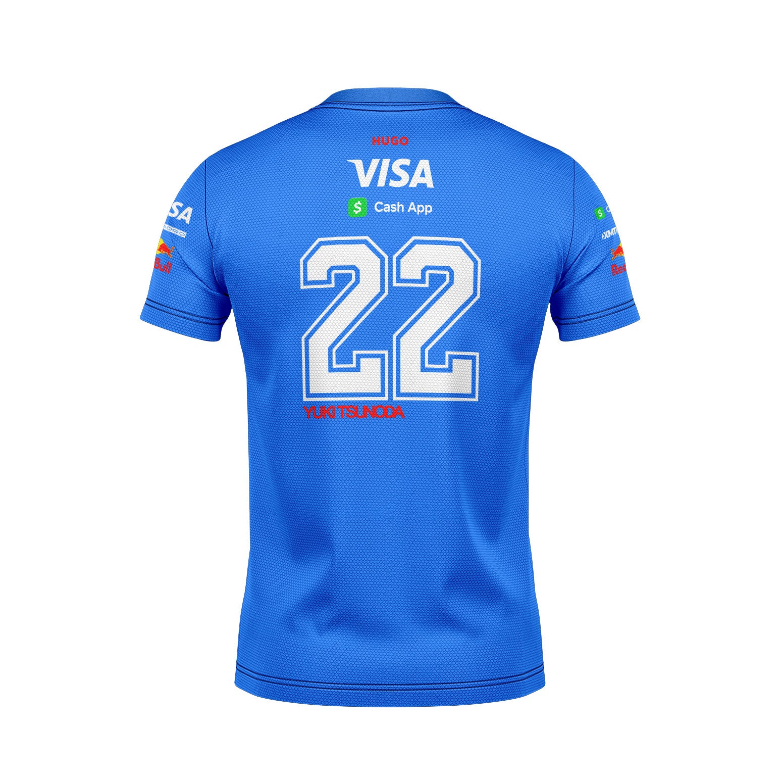 Camiseta Dryfit Racing Bulls Yuki Tsunoda Azul Royal 2025