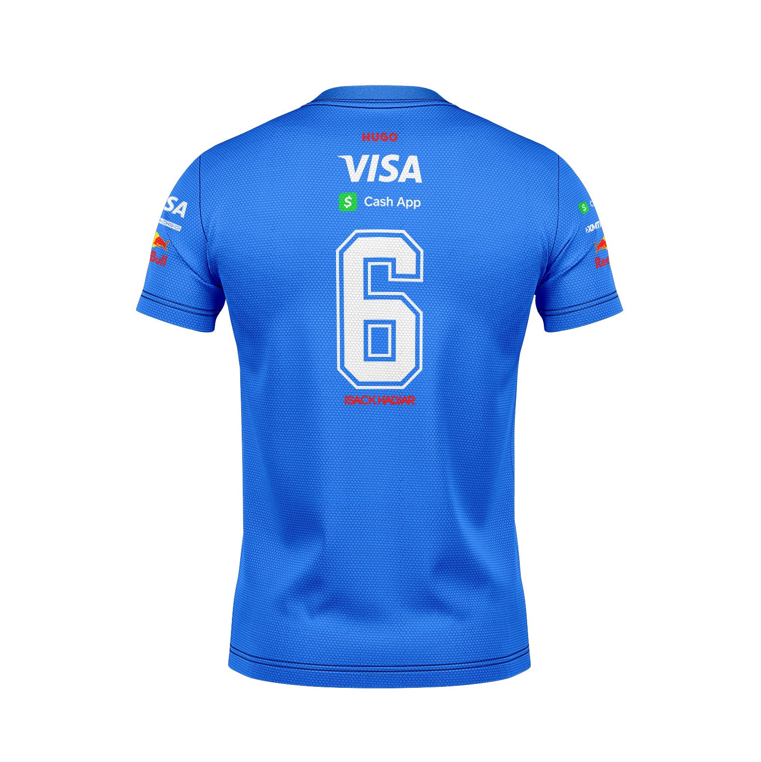Camiseta Dryfit Racing Bulls Isack Hadjar Azul Royal 2025