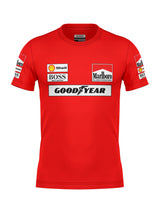 Camiseta Dryfit McLaren Marlboro Vermelho Retrô OB