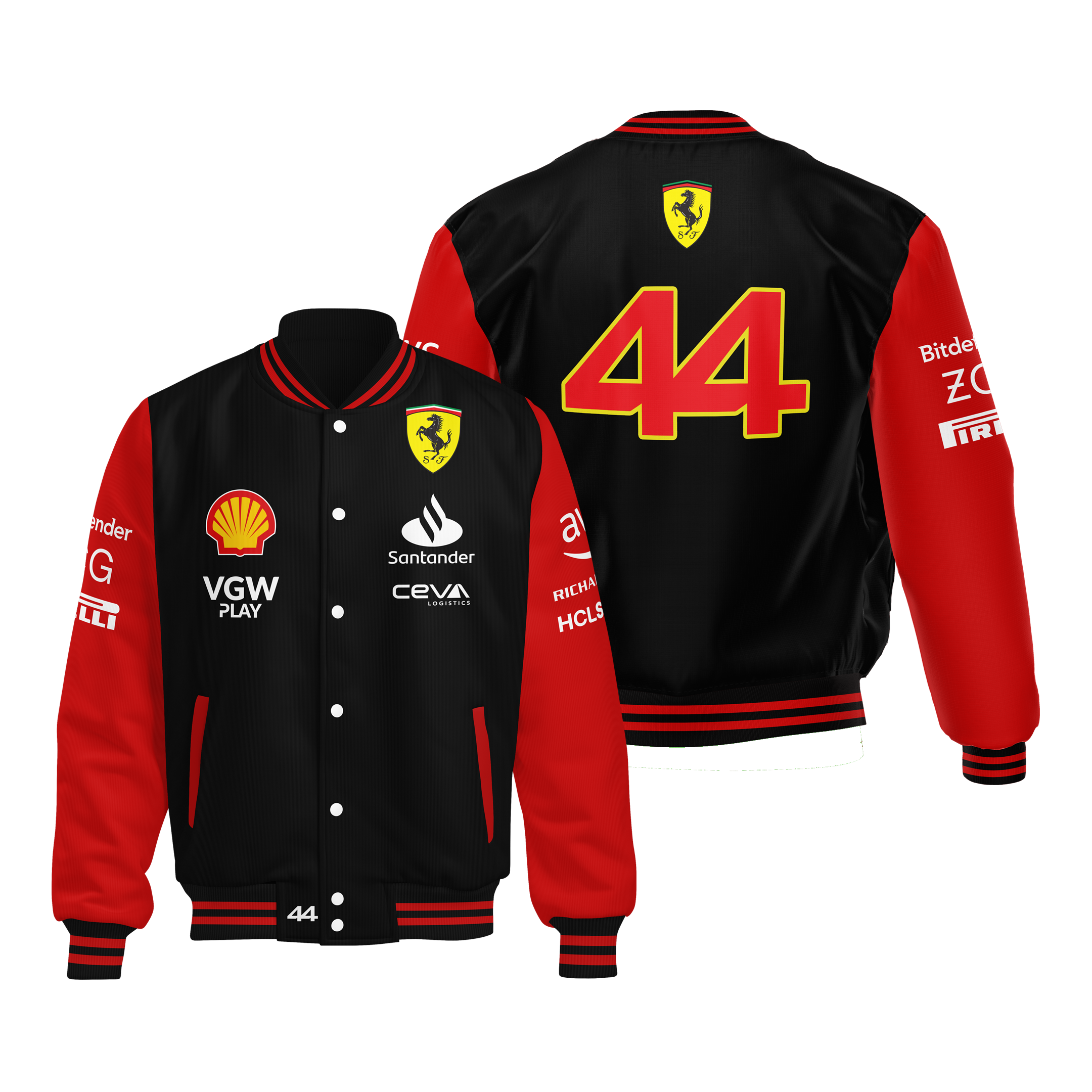 Jaqueta Scuderia Ferrari 2024 Lewis Hamilton