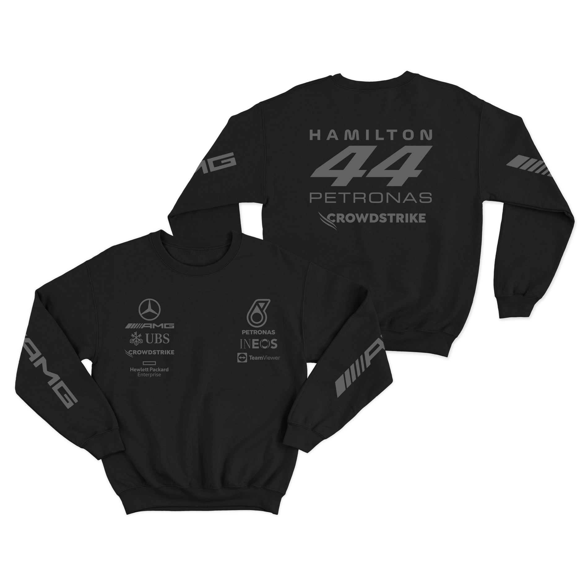 Moletom Mercedes Hamilton All Black 2023