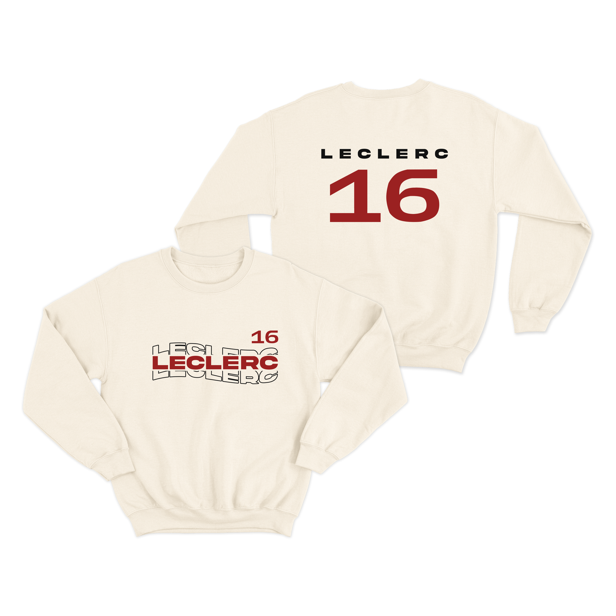 Moletom Charles Leclerc Waves Off White