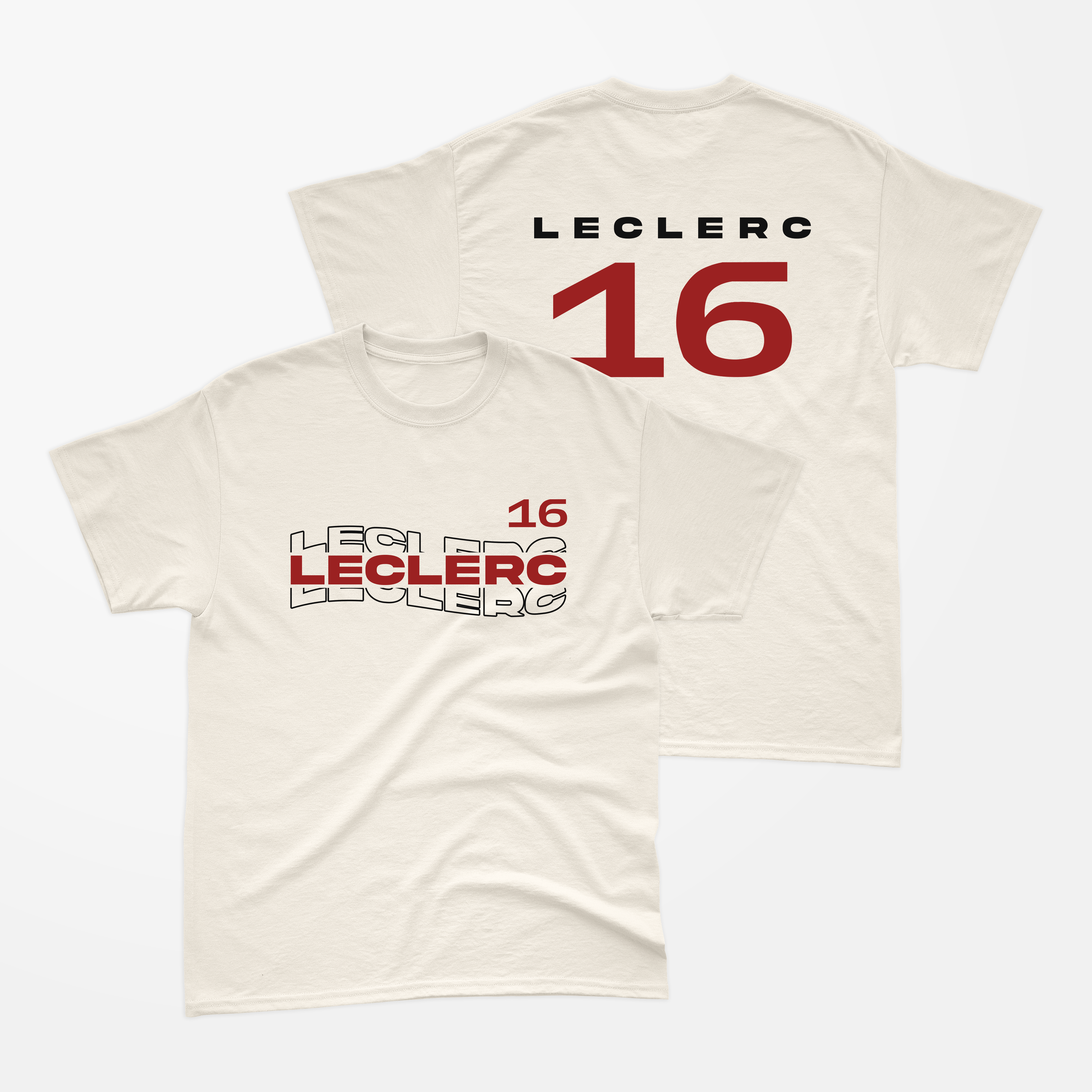 Camiseta Chrles Leclerc Coleção Waves Off White Algodão