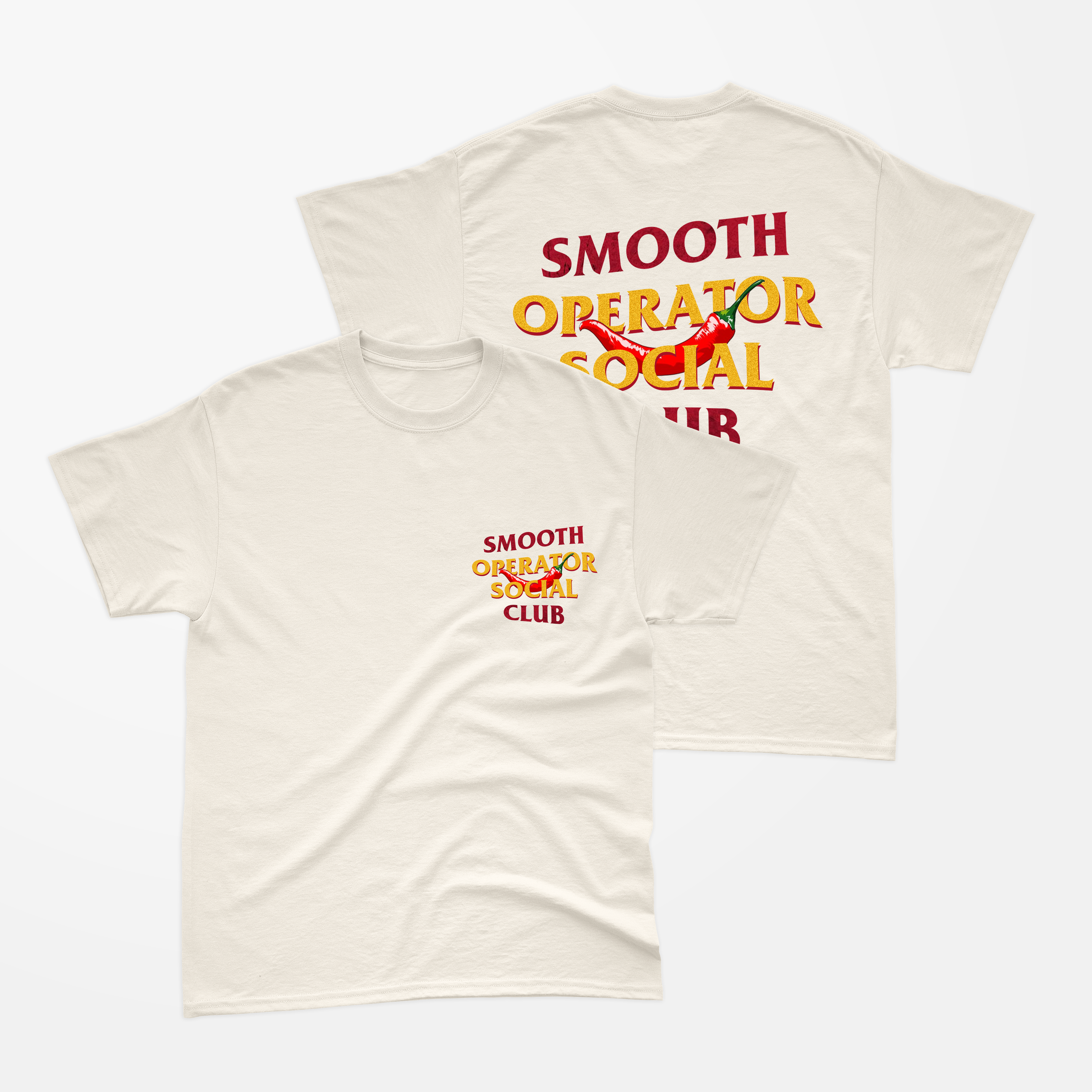 Camiseta Smoth Operator Social Club Off White Algodão