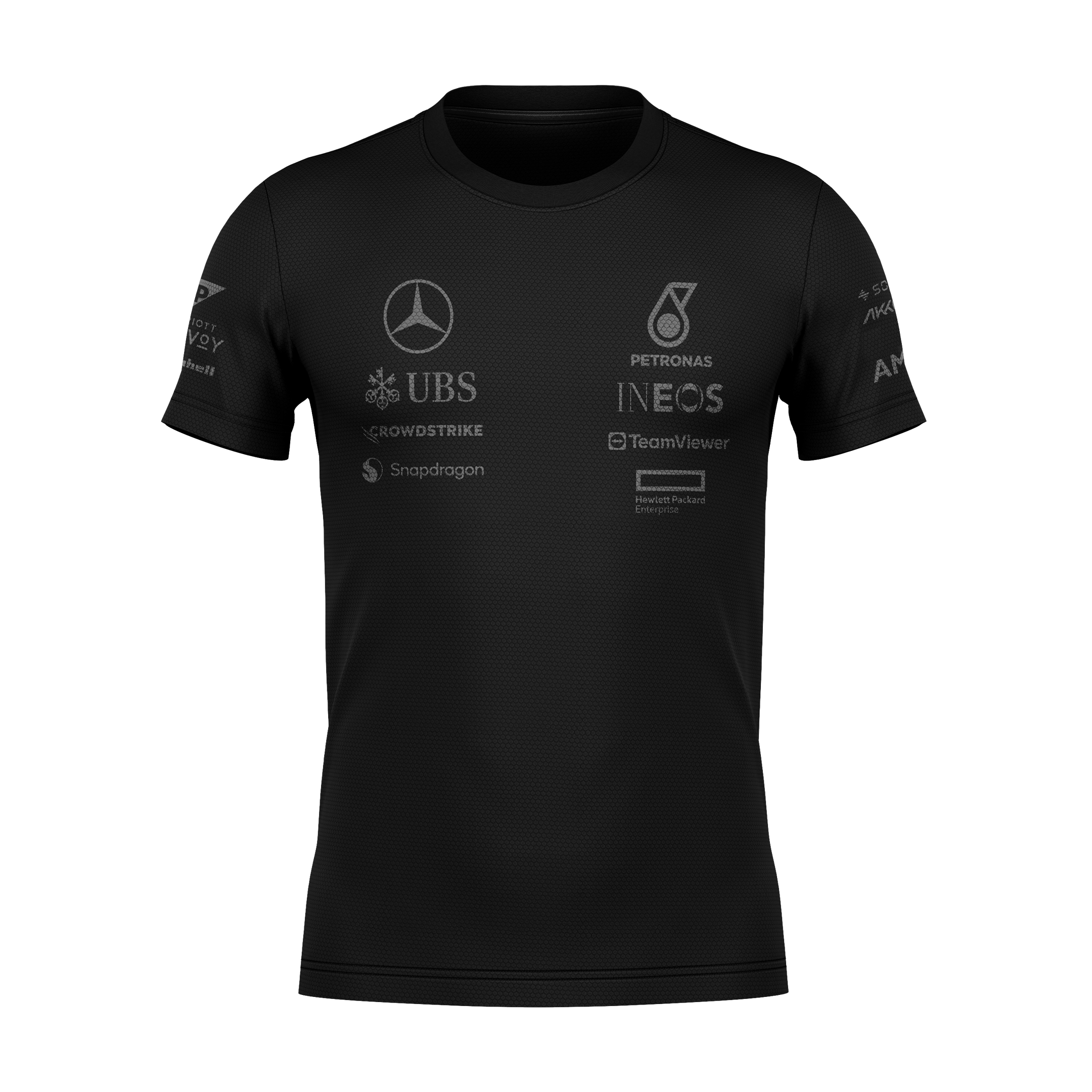 Camiseta DryFit Mercedes 2024 All Black George Russell