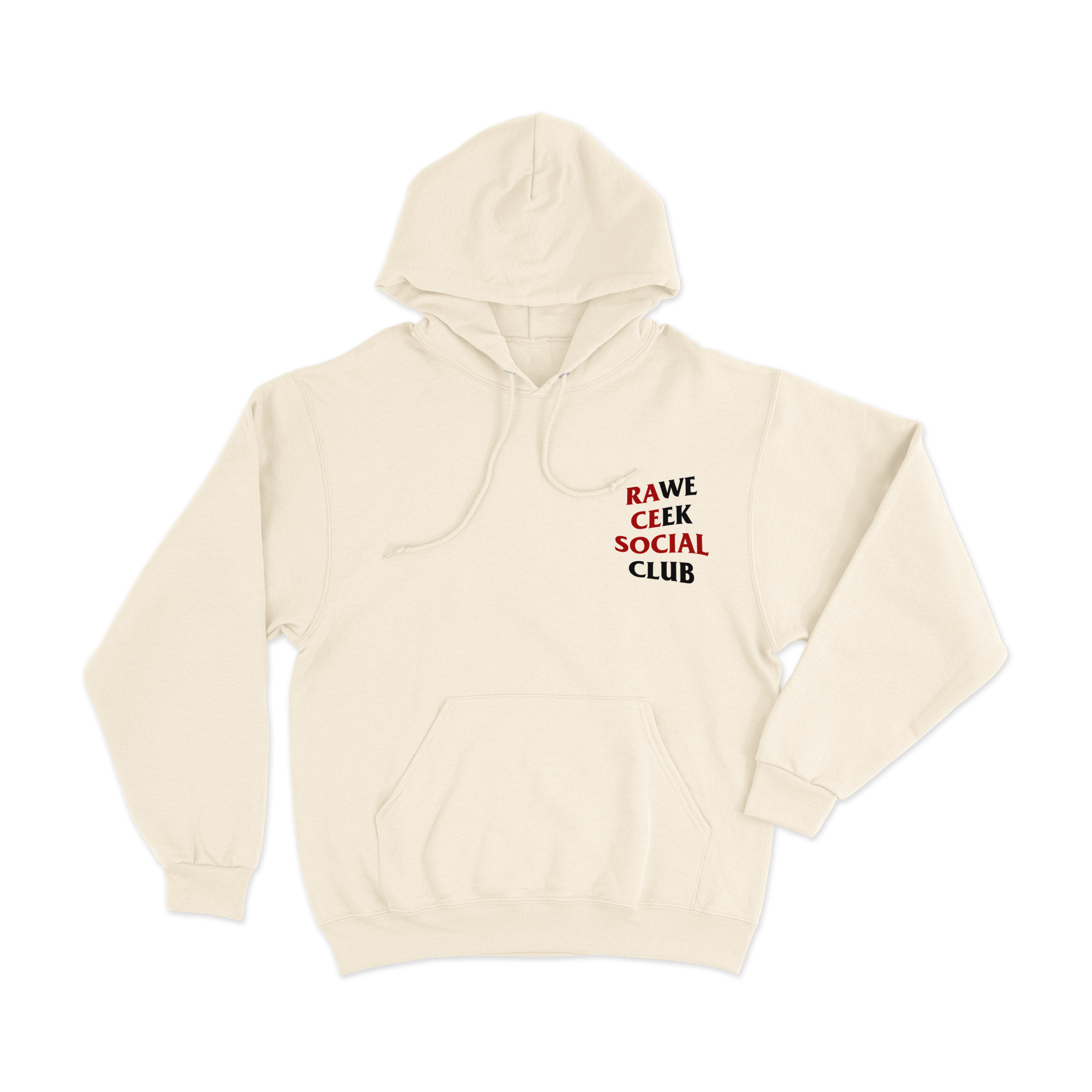 Moletom Canguru Race Week Off White