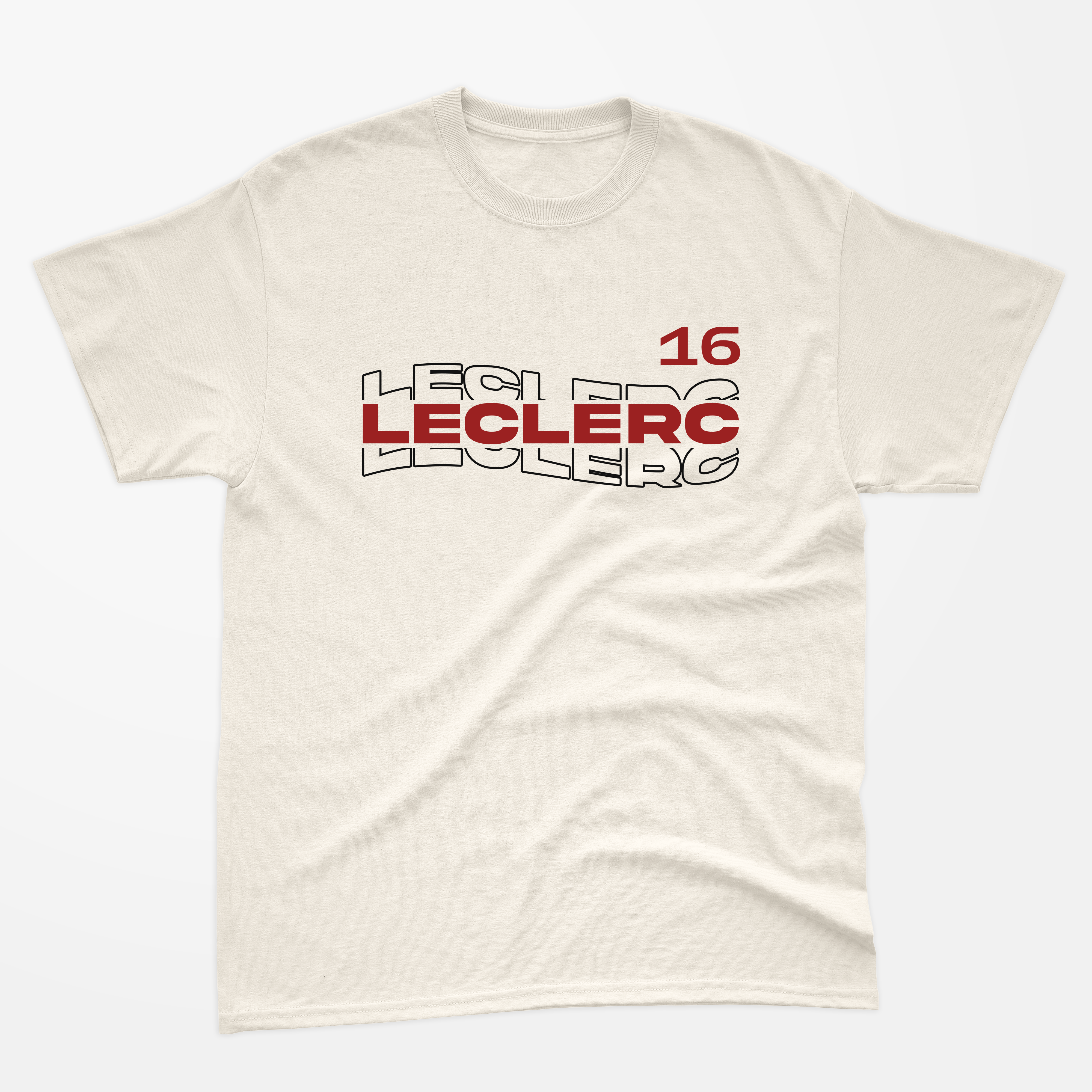 Camiseta Chrles Leclerc Coleção Waves Off White Algodão