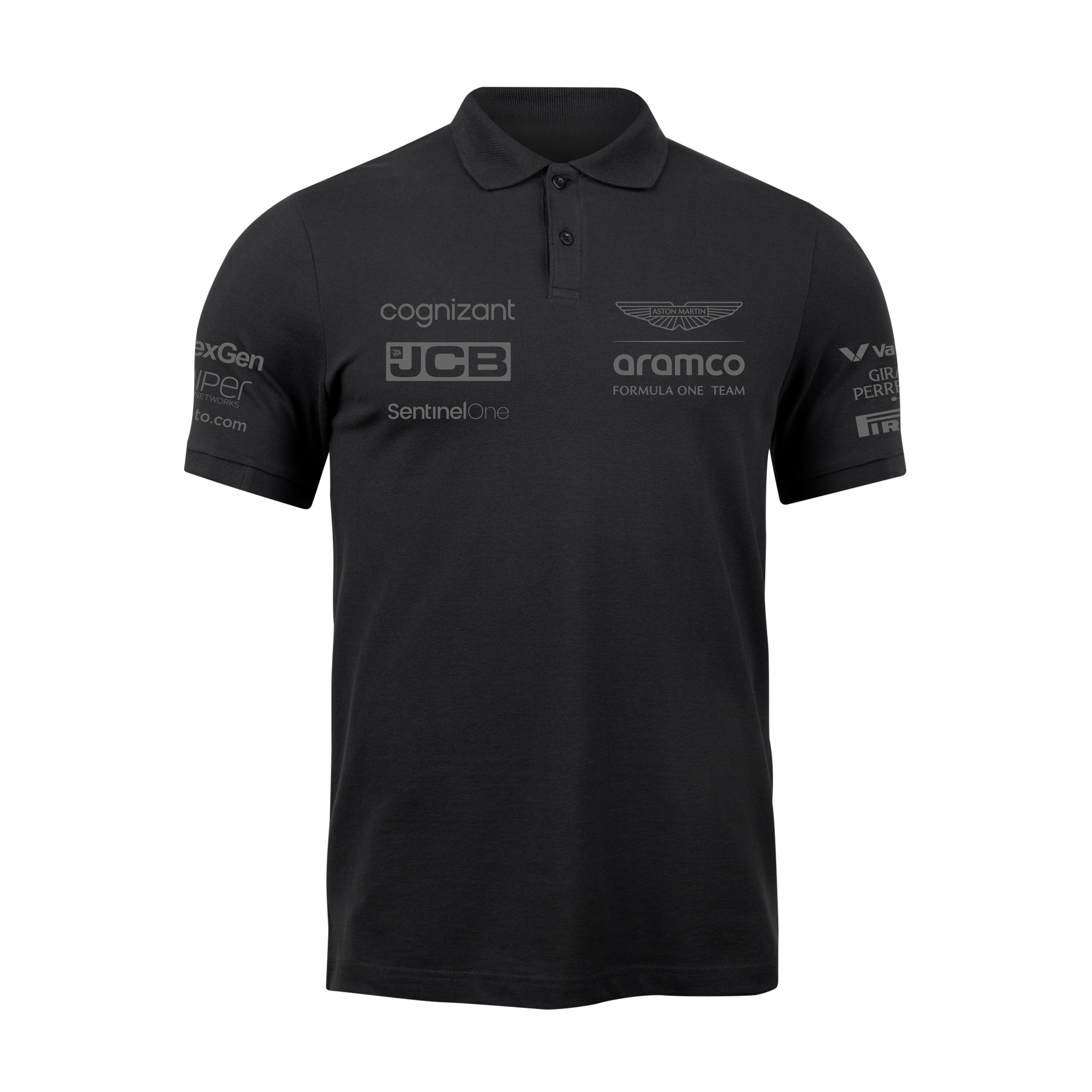 Camisa Polo Aston Martin 2024 All Black