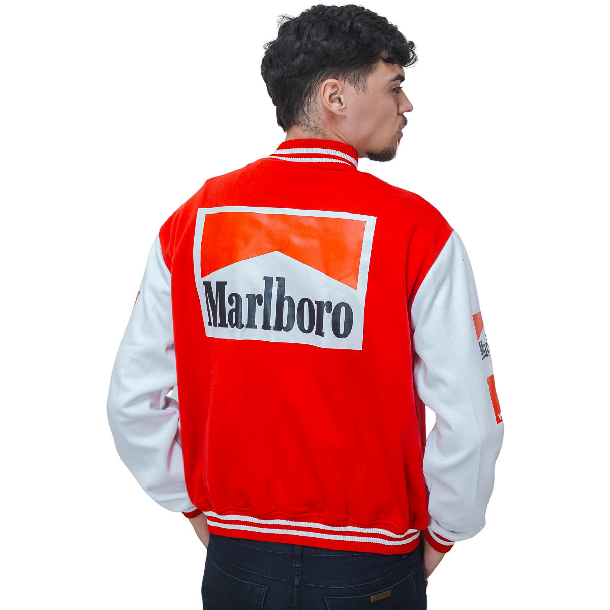 Jaqueta Scuderia Ferrari Vodafone Marlboro Retrô
