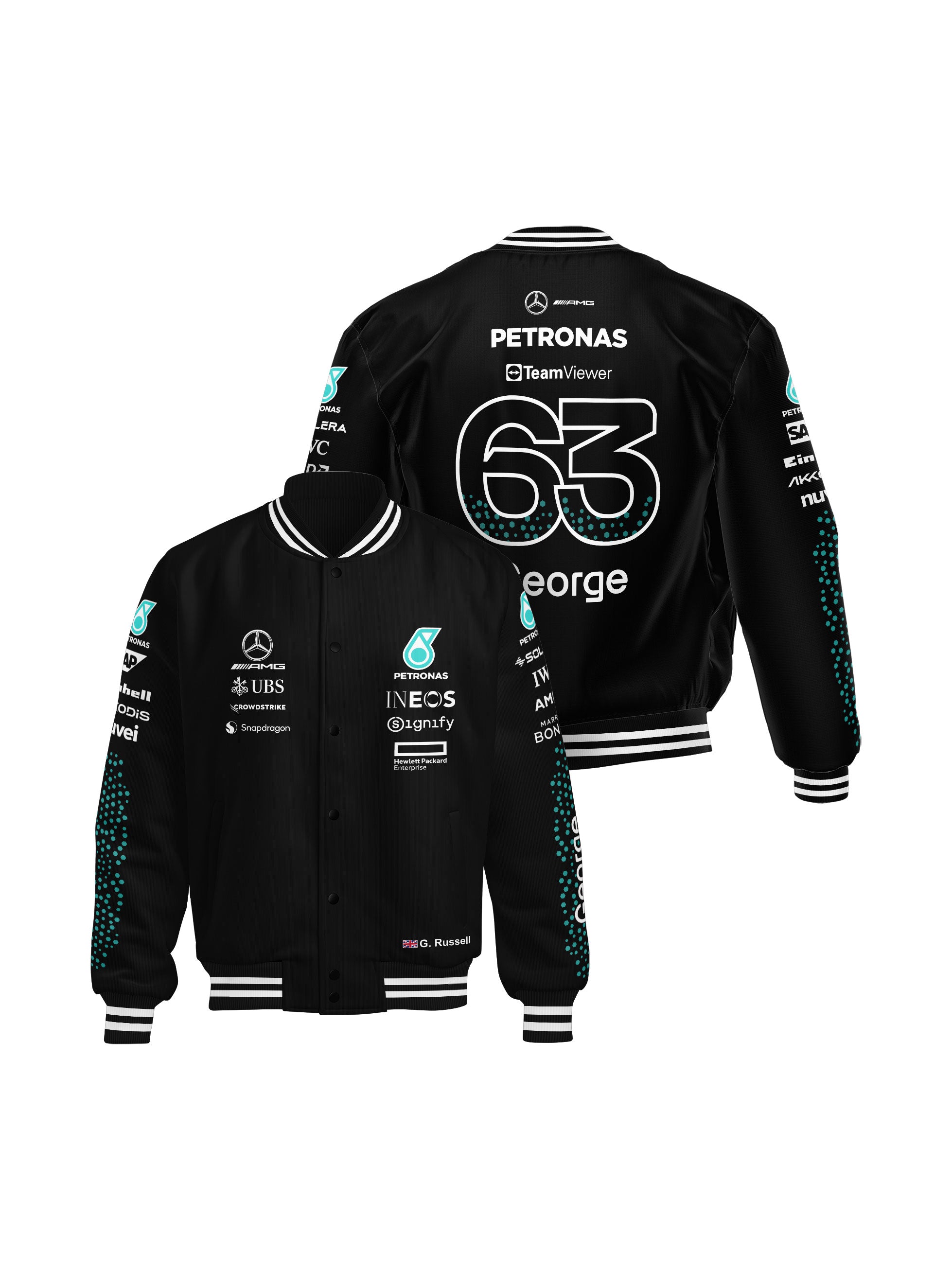 Jaqueta Mercedes AMG 2025 Georege Russell