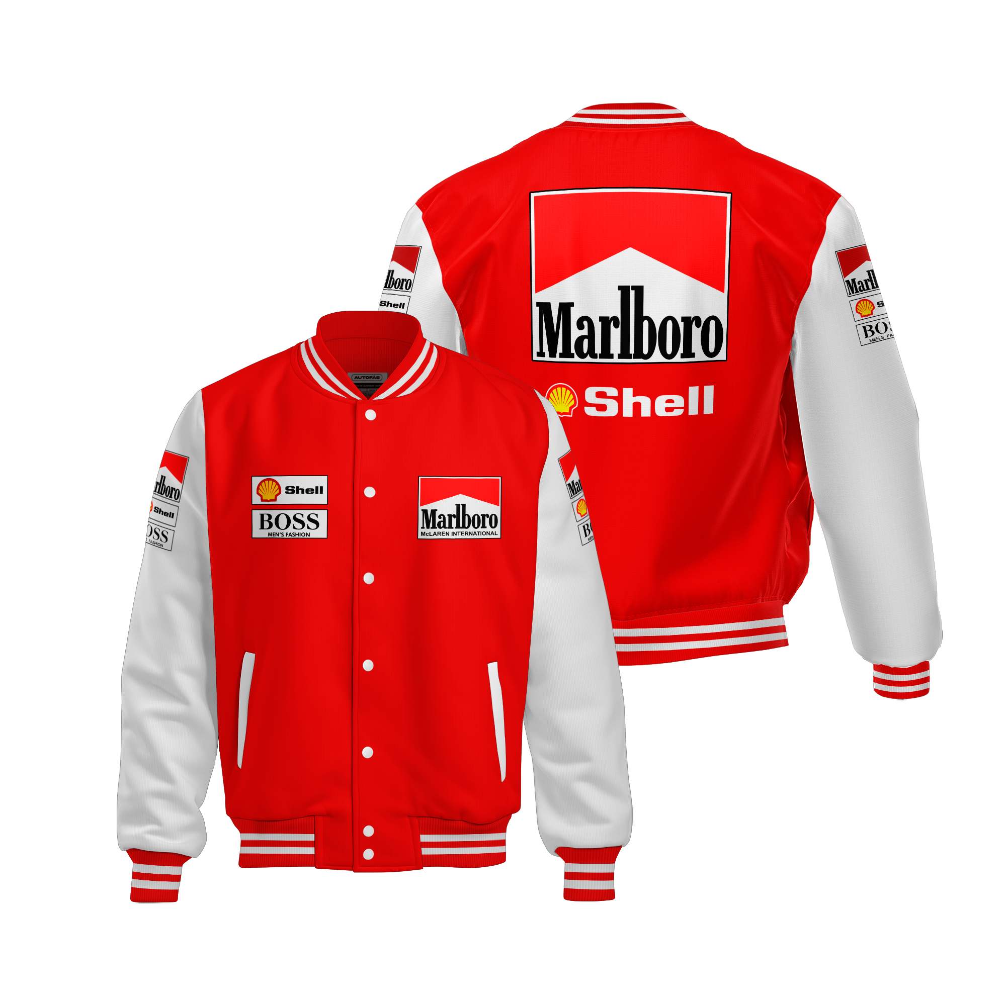 Jaqueta Mclaren Marlboro Retrô