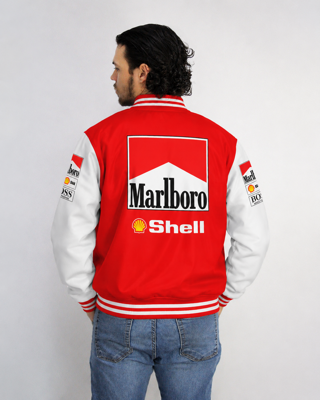 Jaqueta Mclaren Marlboro Retrô