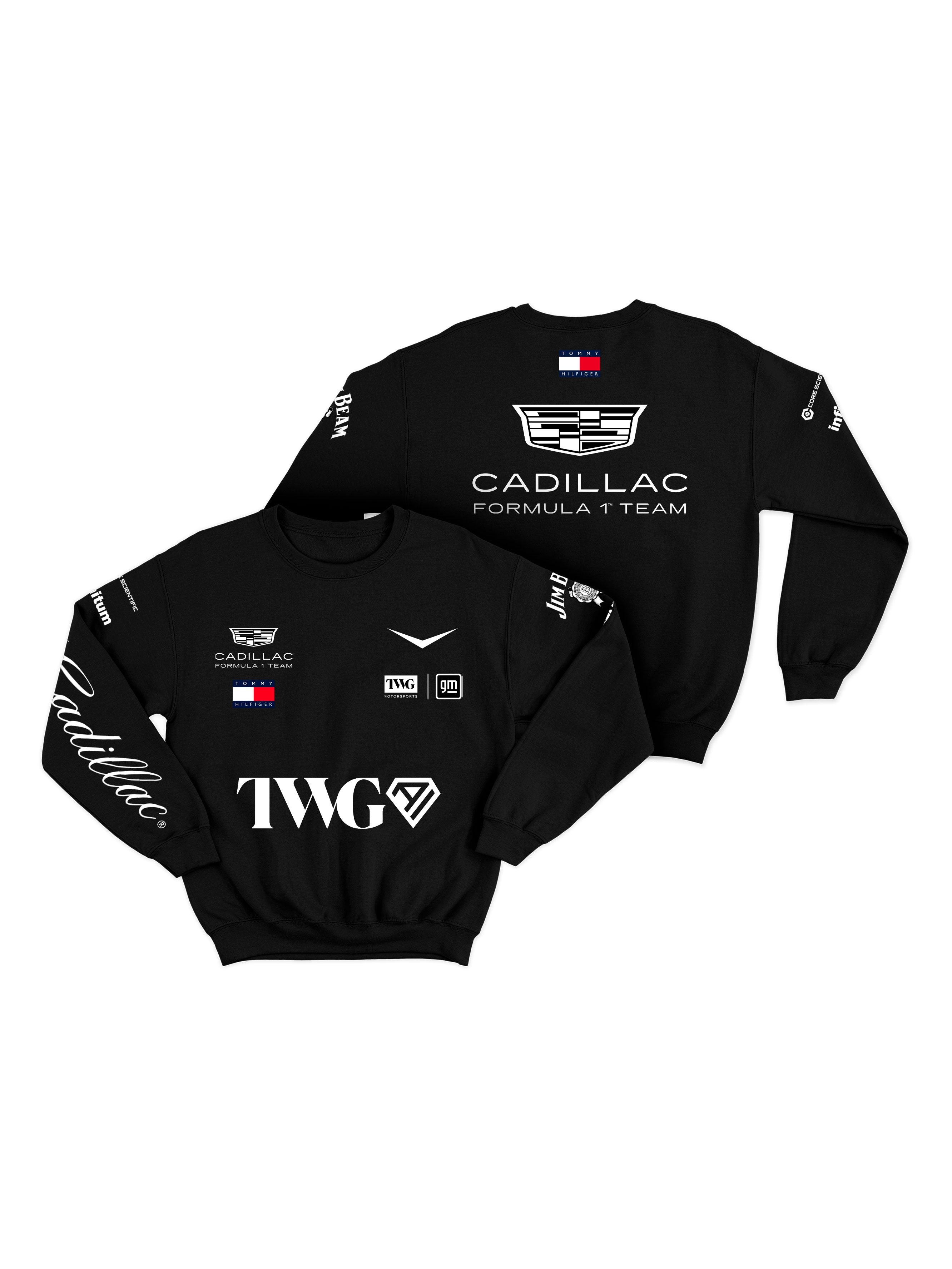 Moletom Careca Cadillac F1 Equipe Preto