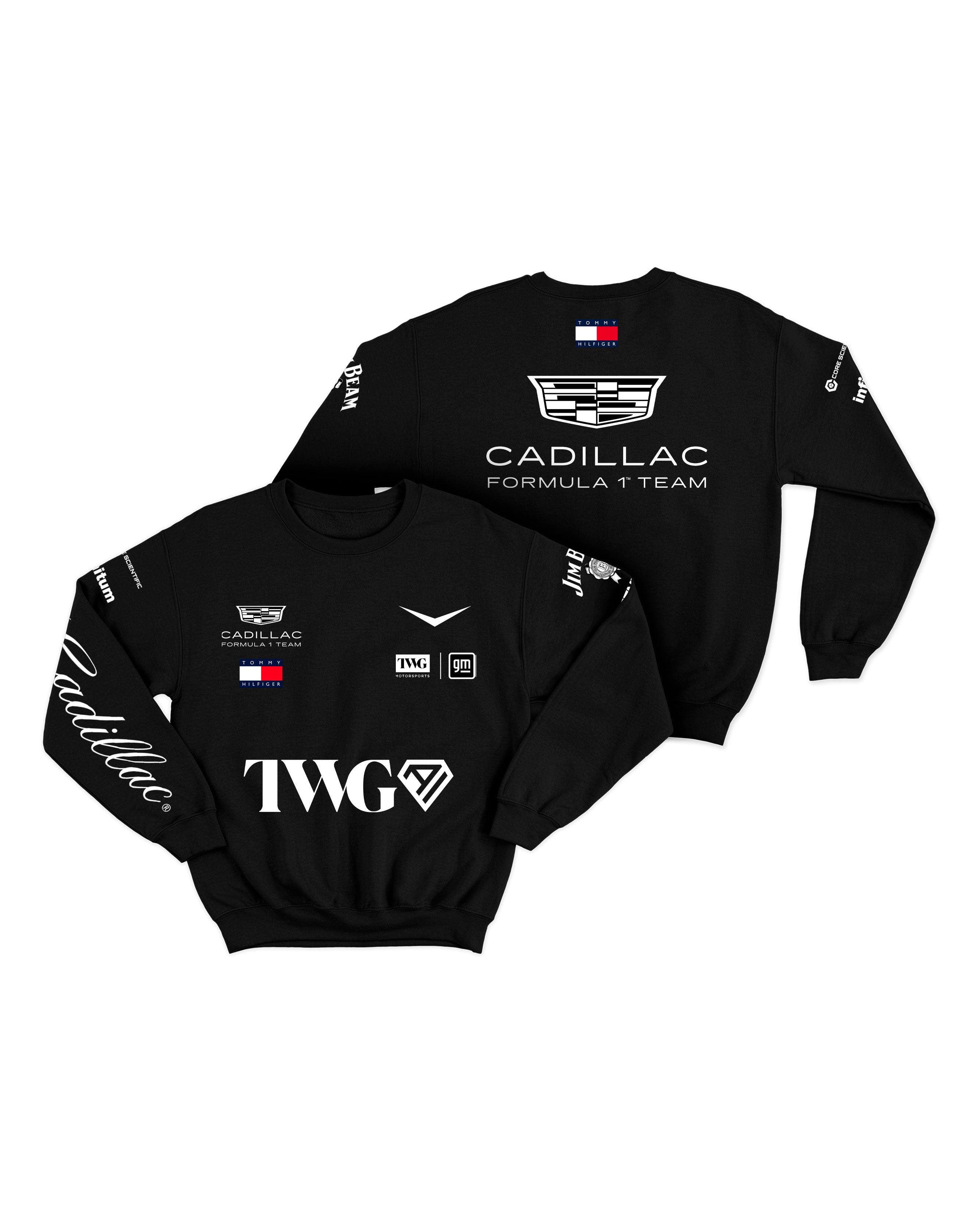 Moletom Careca Cadillac F1 Equipe Preto