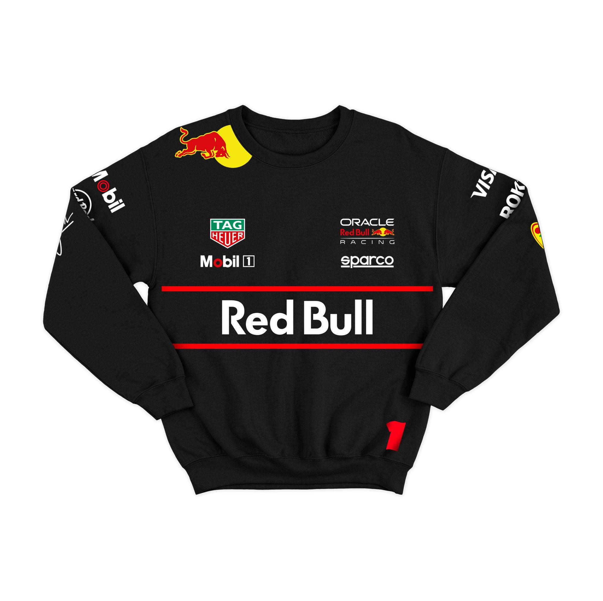 Moletom Red Bull Max Verstappen 2025 Preto