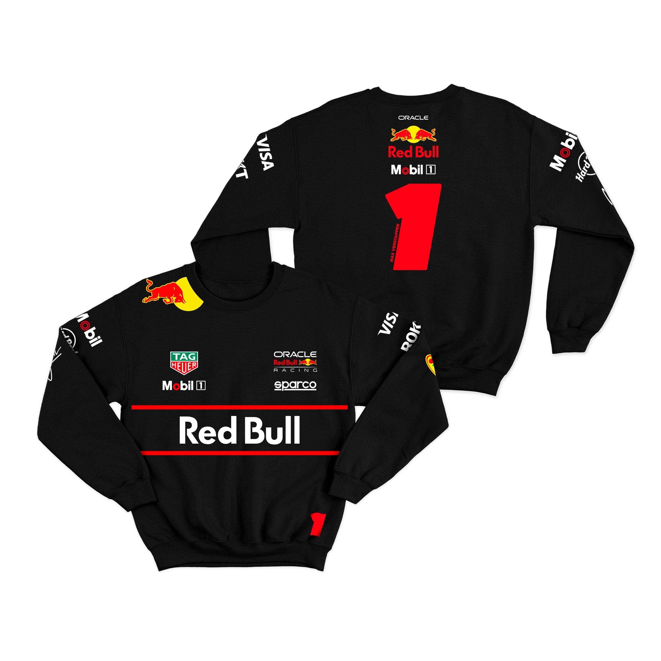 Moletom Red Bull Max Verstappen 2025 Preto