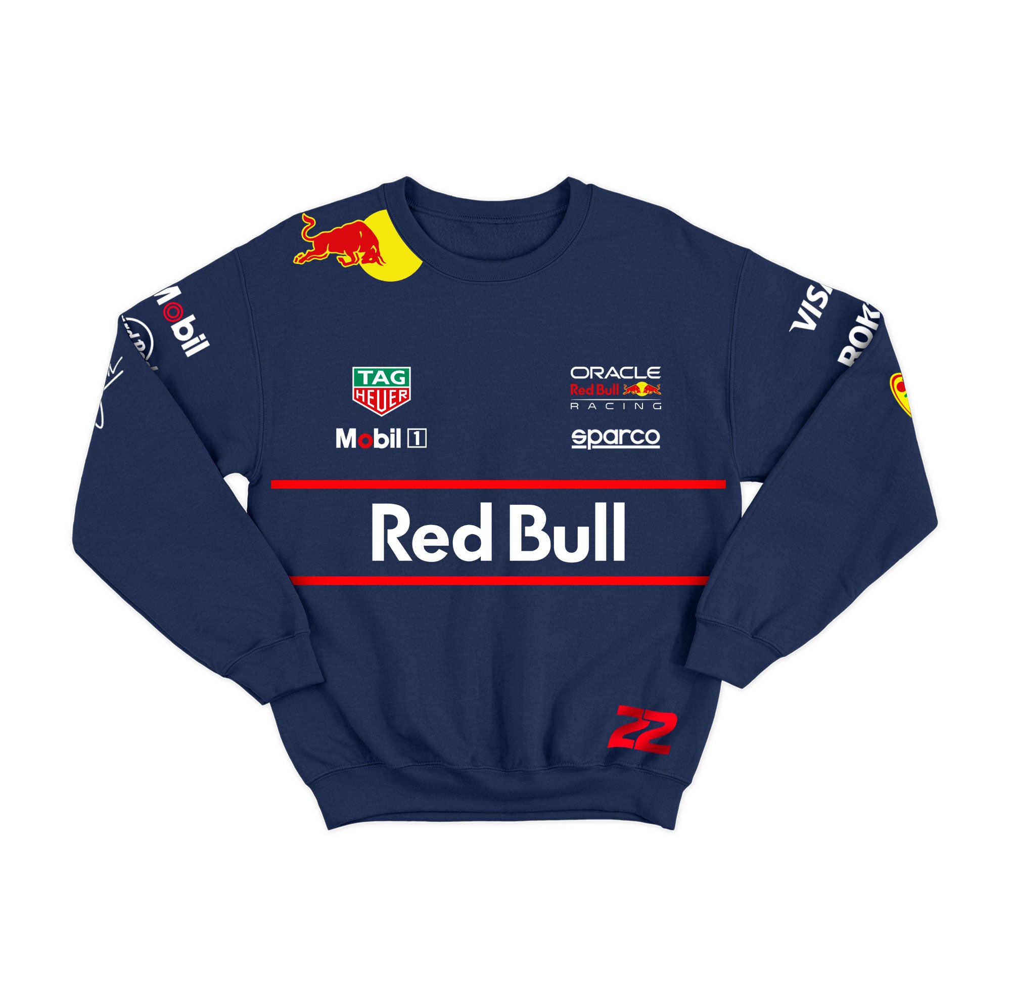 Moletom Red Bull Yuki Tsunoda 2025 Azul Marinho