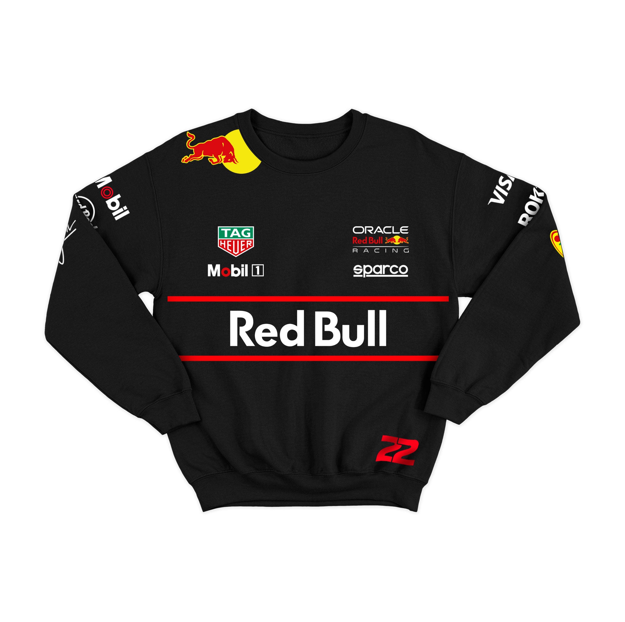 Moletom Red Bull Yuki Tsunoda 2025 Preto