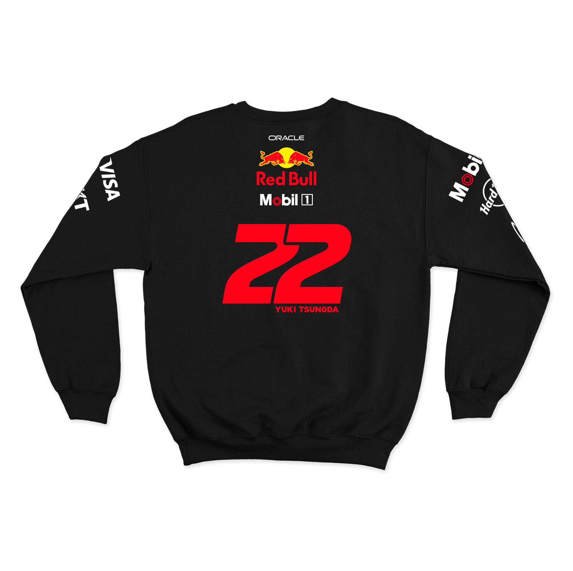 Moletom Red Bull Yuki Tsunoda 2025 Preto