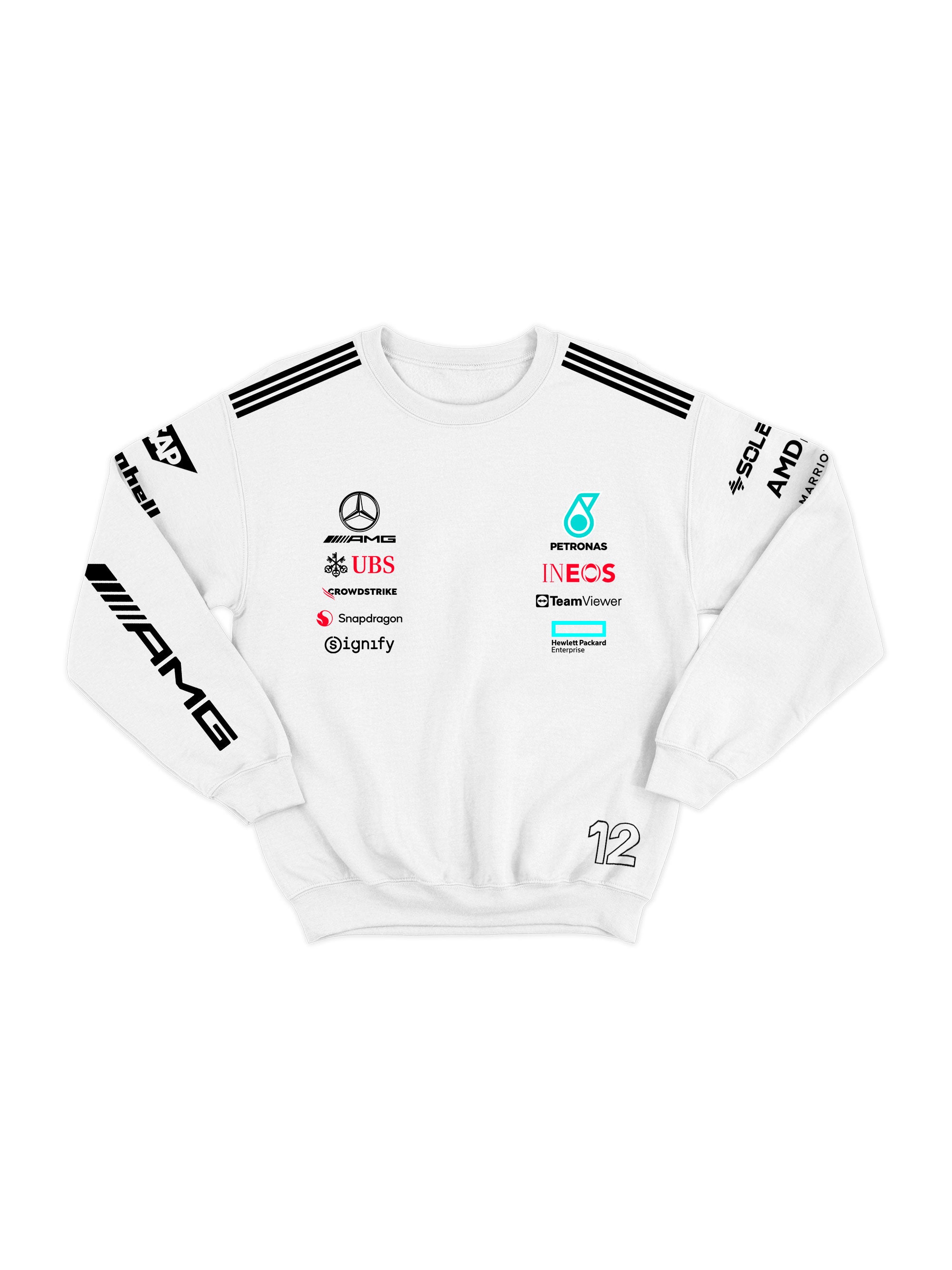 Moletom Mercedes Kimi Antonelli 2025 Branco