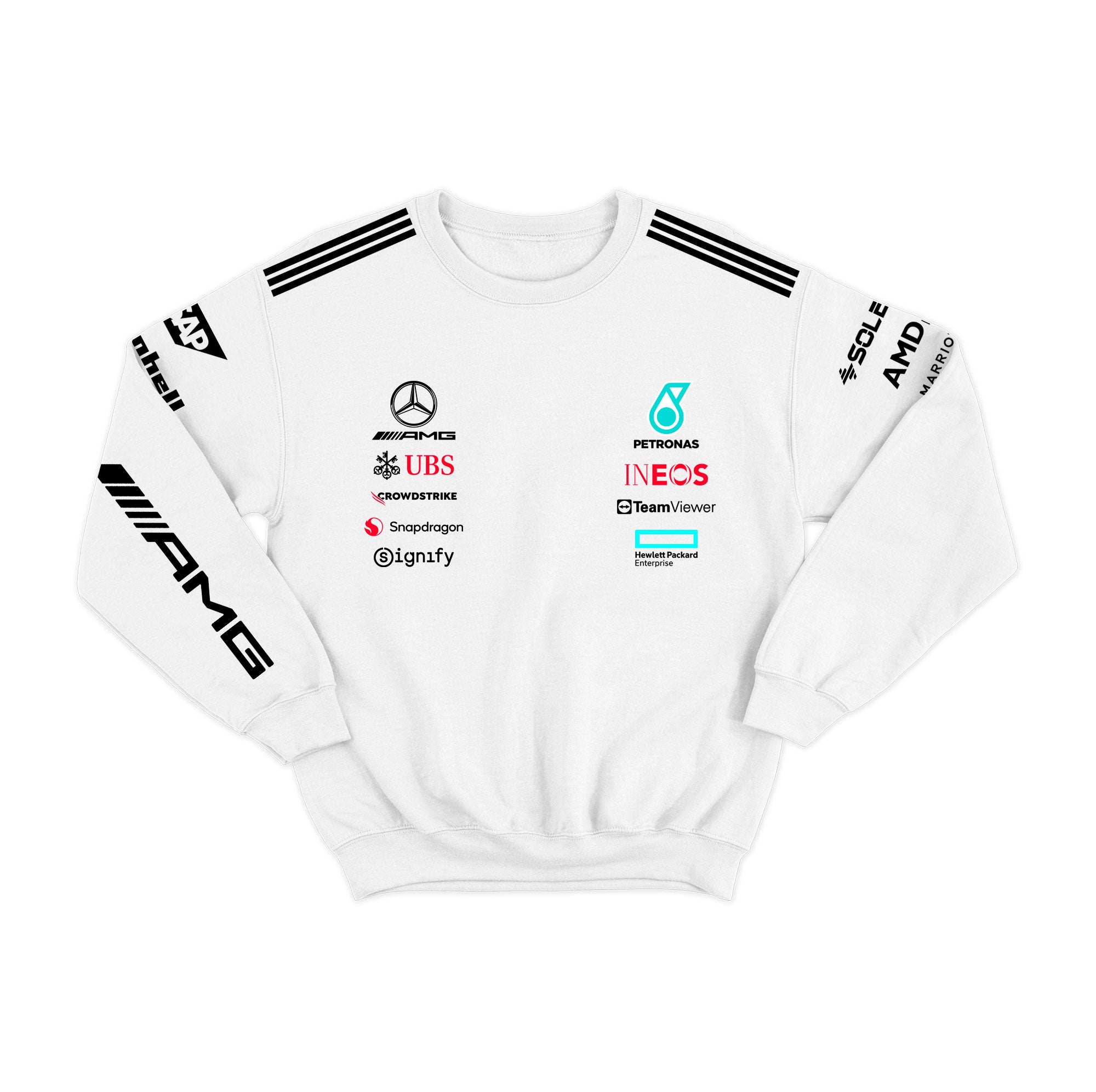 Moletom Mercedes 2025 Branco