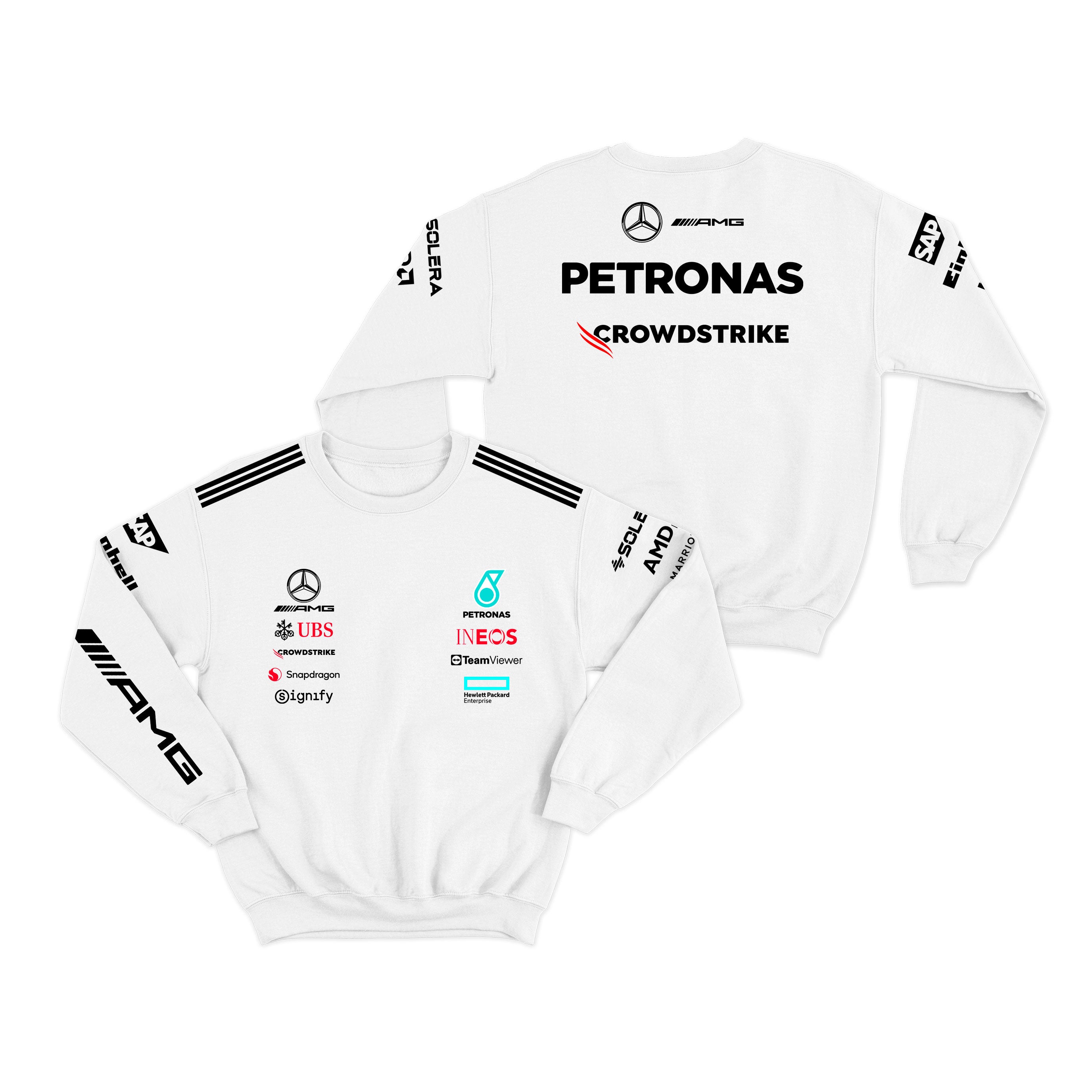 Moletom Mercedes 2025 Branco