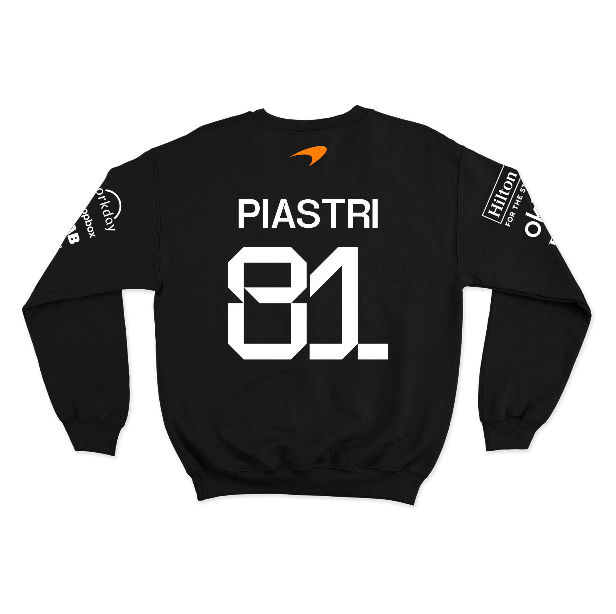 Moletom McLaren Oscar Piastri 2025 Preto