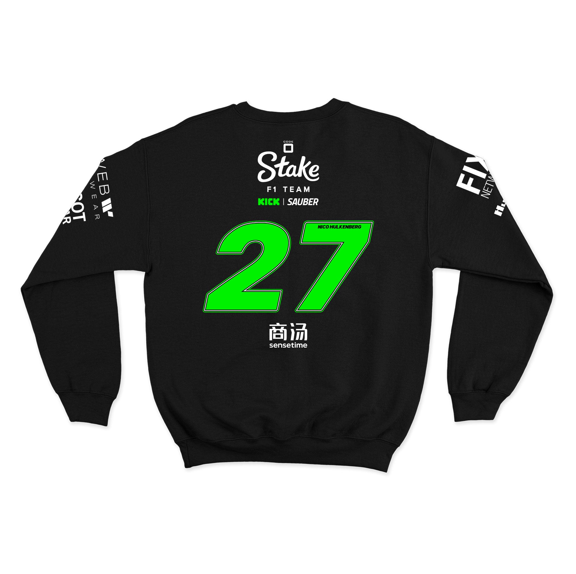 Moletom Stake Sauber Nico Hulkenberg 2025 Preto