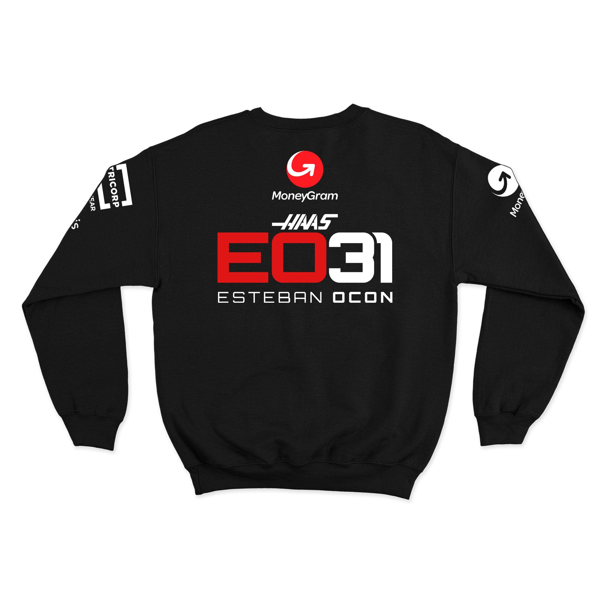 Moletom Haas Esteban Ocon 2025 Preto