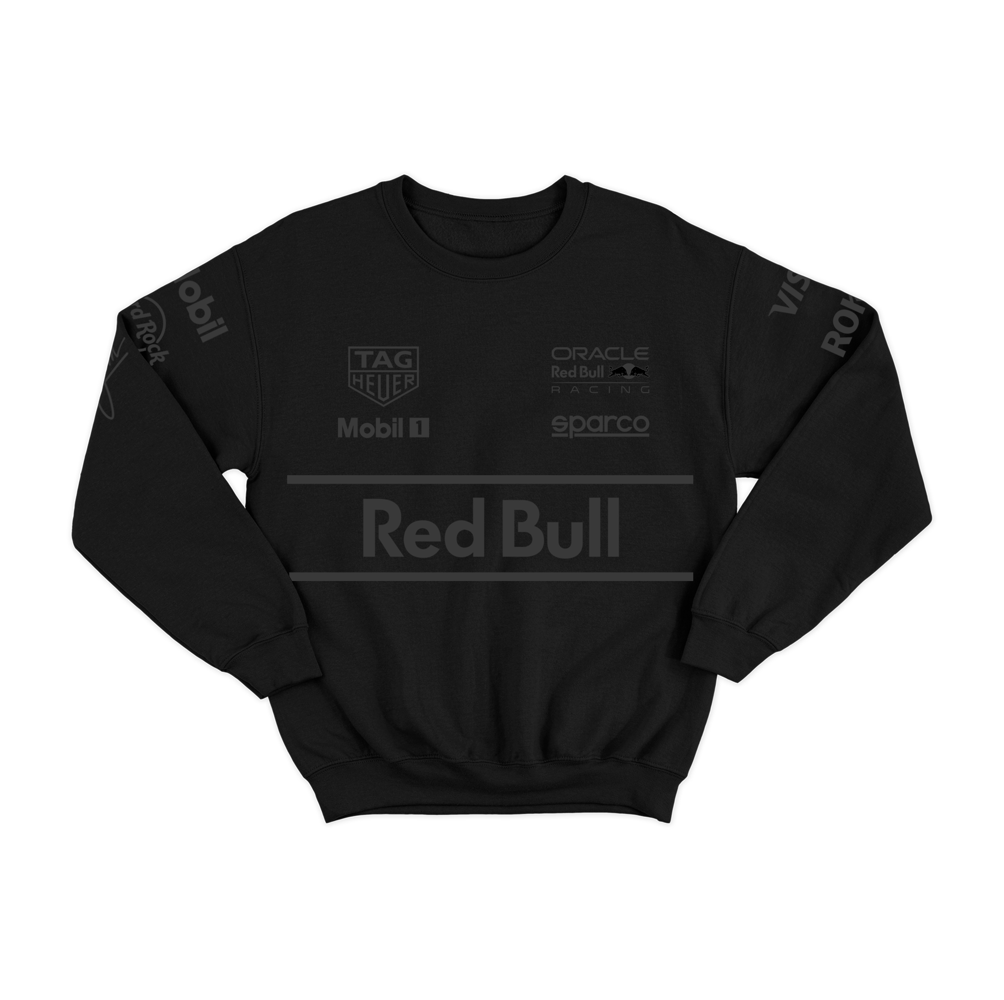 Moletom Redbull Equipe All Black 2025 Preto