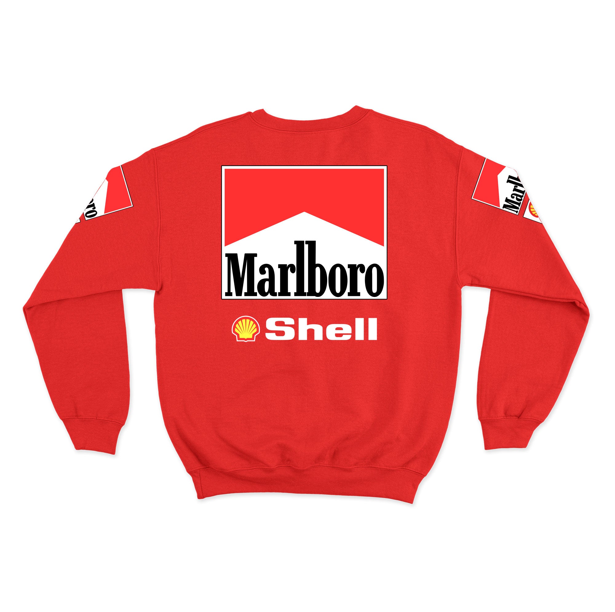 Moletom Mclaren Equipe Retrô Vermelho Careca