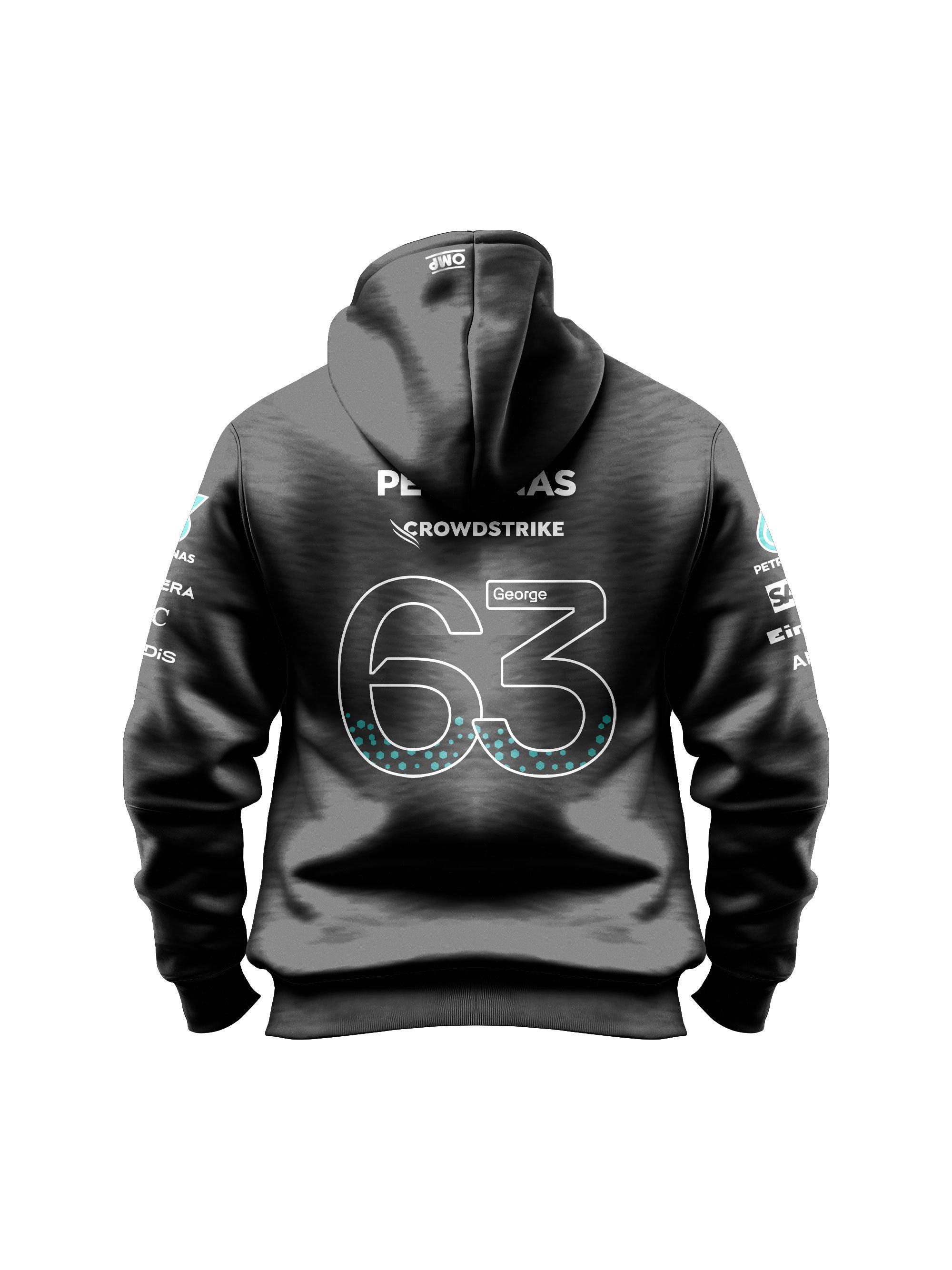 Moletom Canguru George Russell Mercedes AMG 2026 Preto
