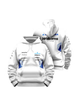 Moletom Canguru Williams F1 2026 Branco
